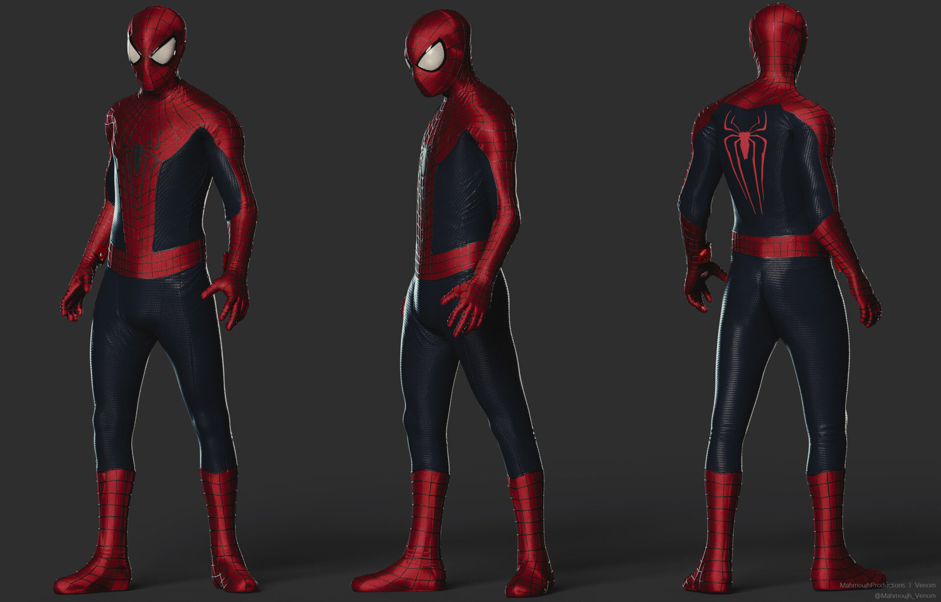 Wallpaper #ZIvpcpcBcm9NJah-1nQn146 Mahmoud H the Amazing Spider Man 2 Suit 3D Recreation