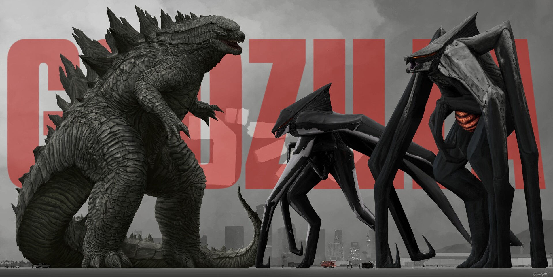 Wallpaper #wEDgL5MBJhL2WPbaU77v22 Artstation Godzilla 2014 Showcase Including Godzilla the Female