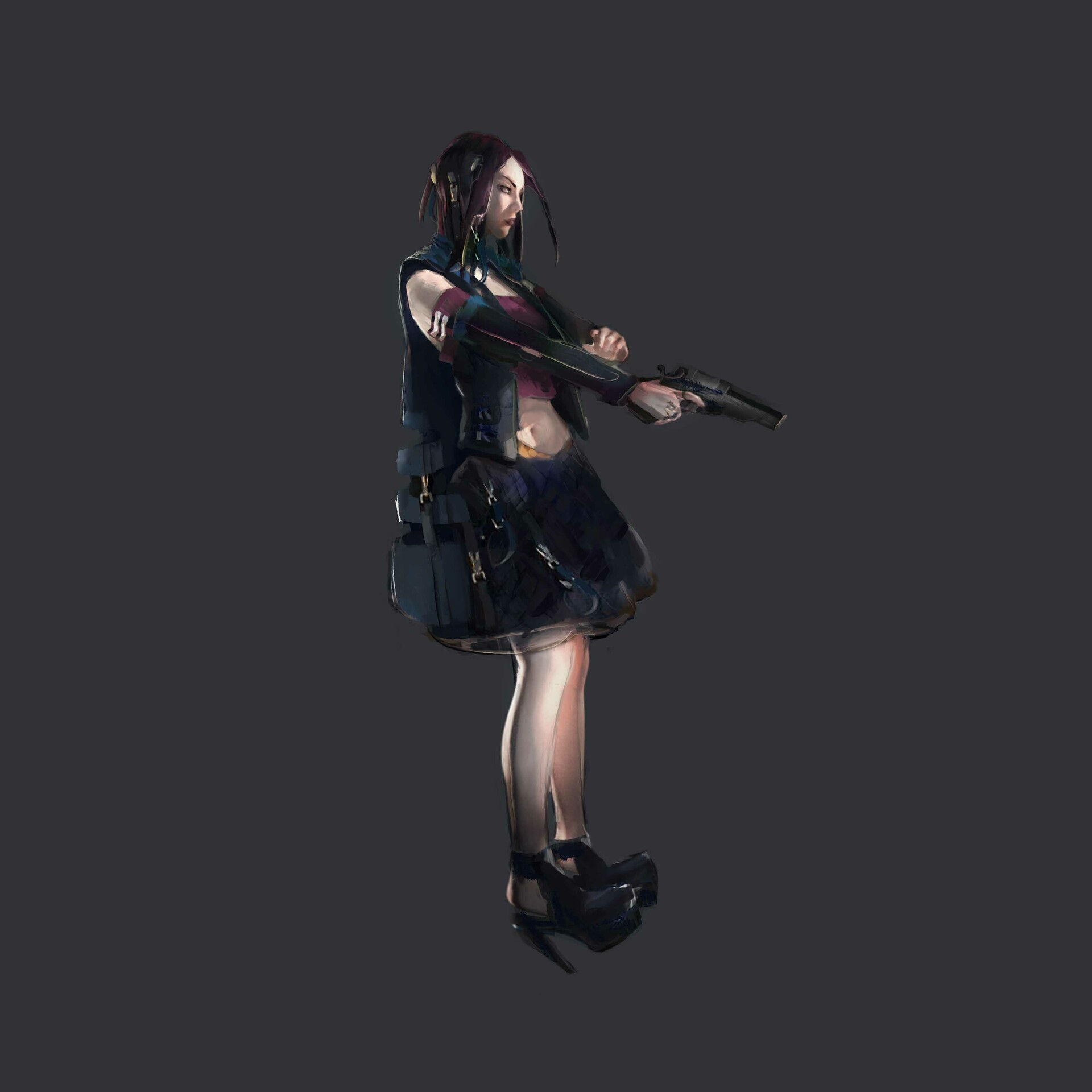 Wallpaper #PPtihJcBx-Hc5Y204K-u66 Doma Girl 6 Cyberpunk Gothic