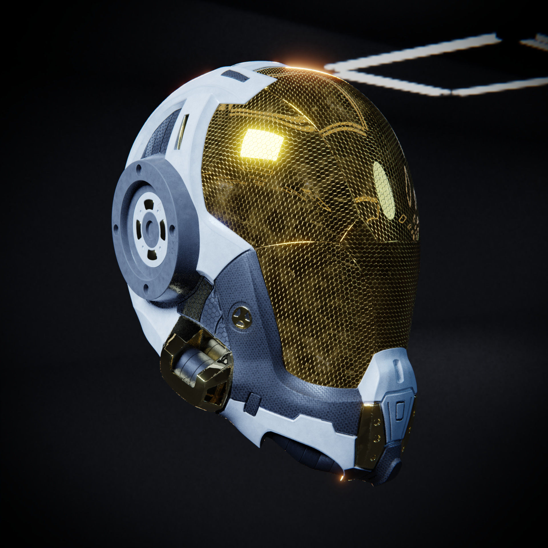 Wallpaper #2BGgM5MBXrlMTfB5u0qk78 Matt C Futuristic Astronaut Helmet