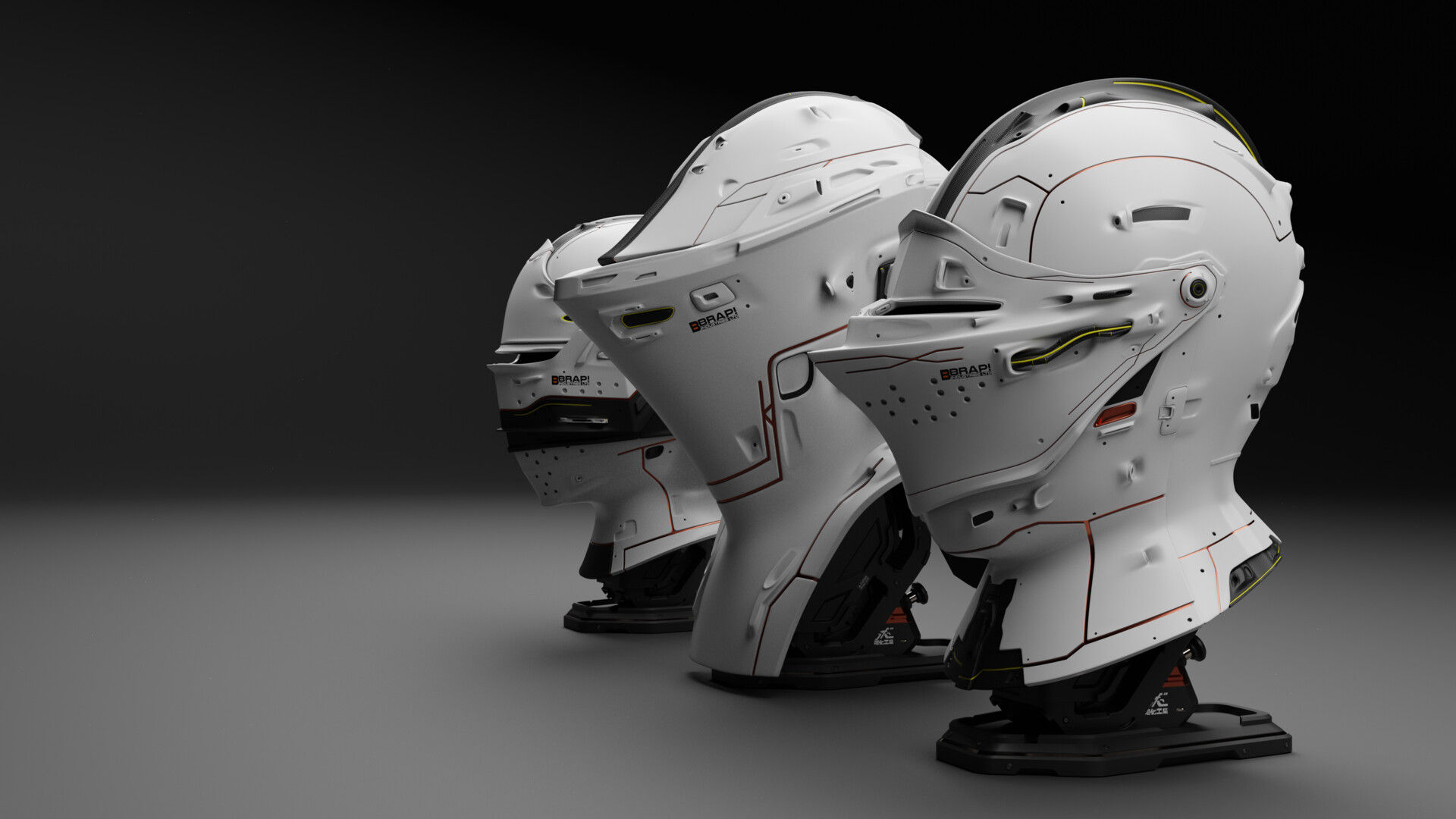 Wallpaper #fz9aPJMBLiIJ4c9OJZHX48 Artstation Sci Fi Helmet Design