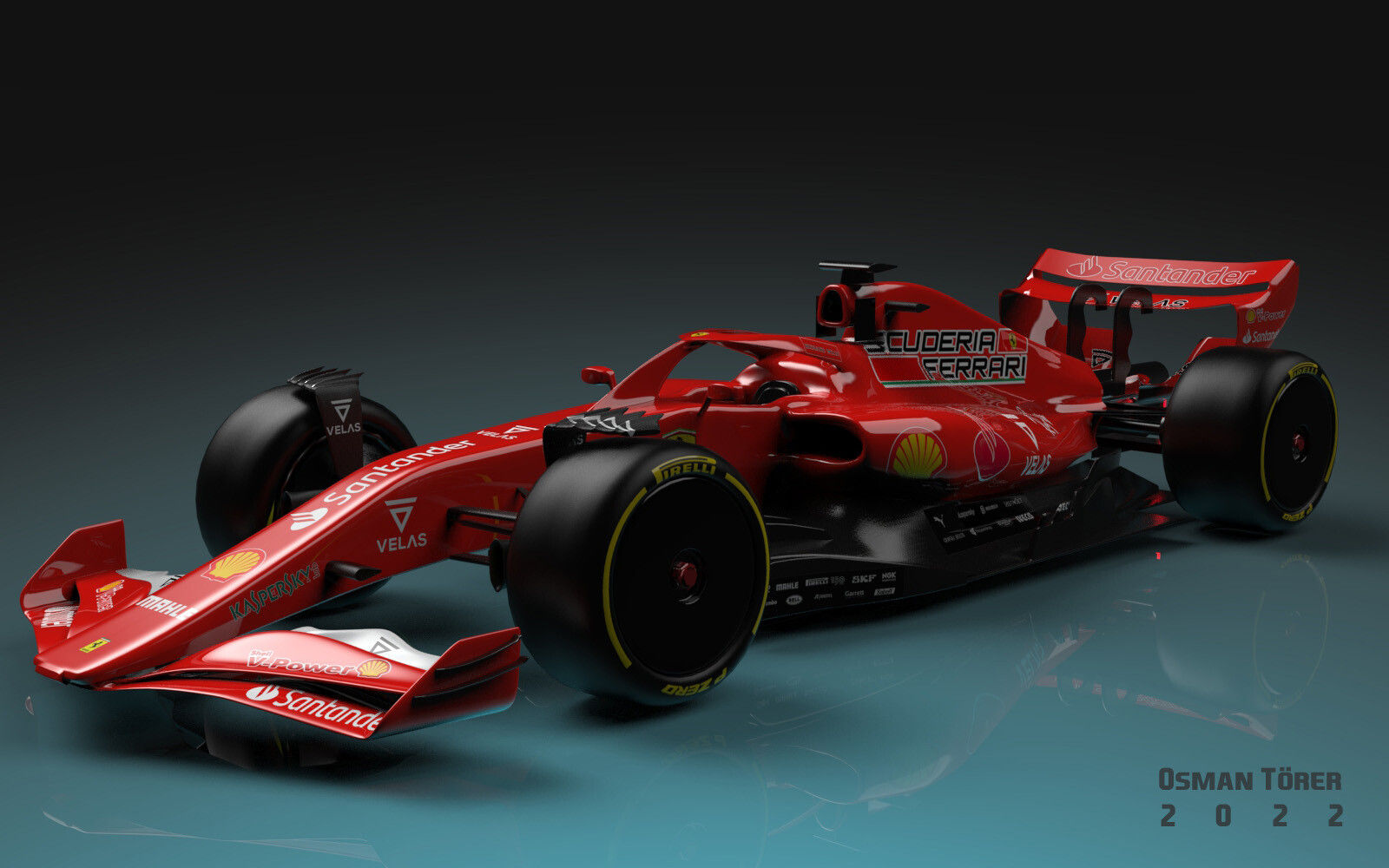 Wallpaper #8ndGJ5MB-pgBXx60VKRe303 Artstation Scuderia Ferrari F22 Concept Design