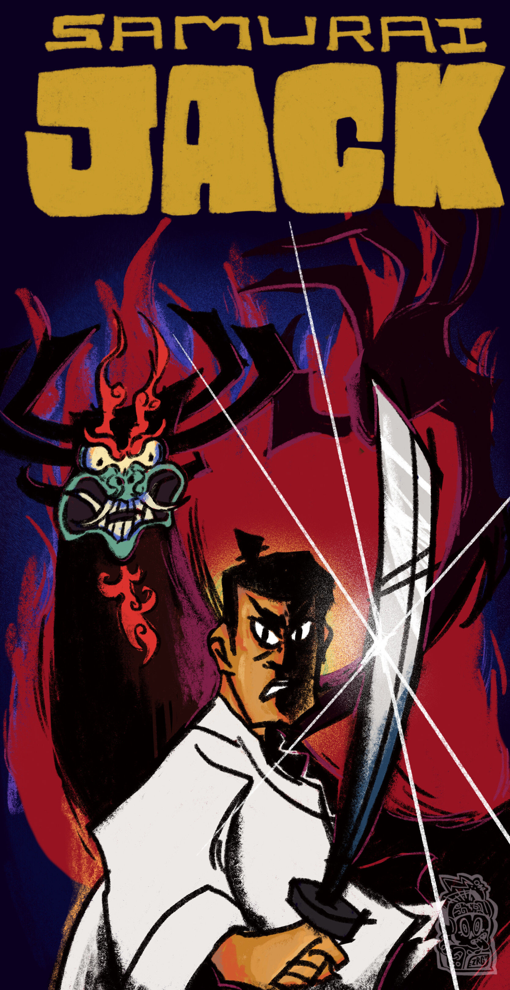 Wallpaper #LQPxZZMBpyOg8YnEktpT303 Artstation Samurai Jack