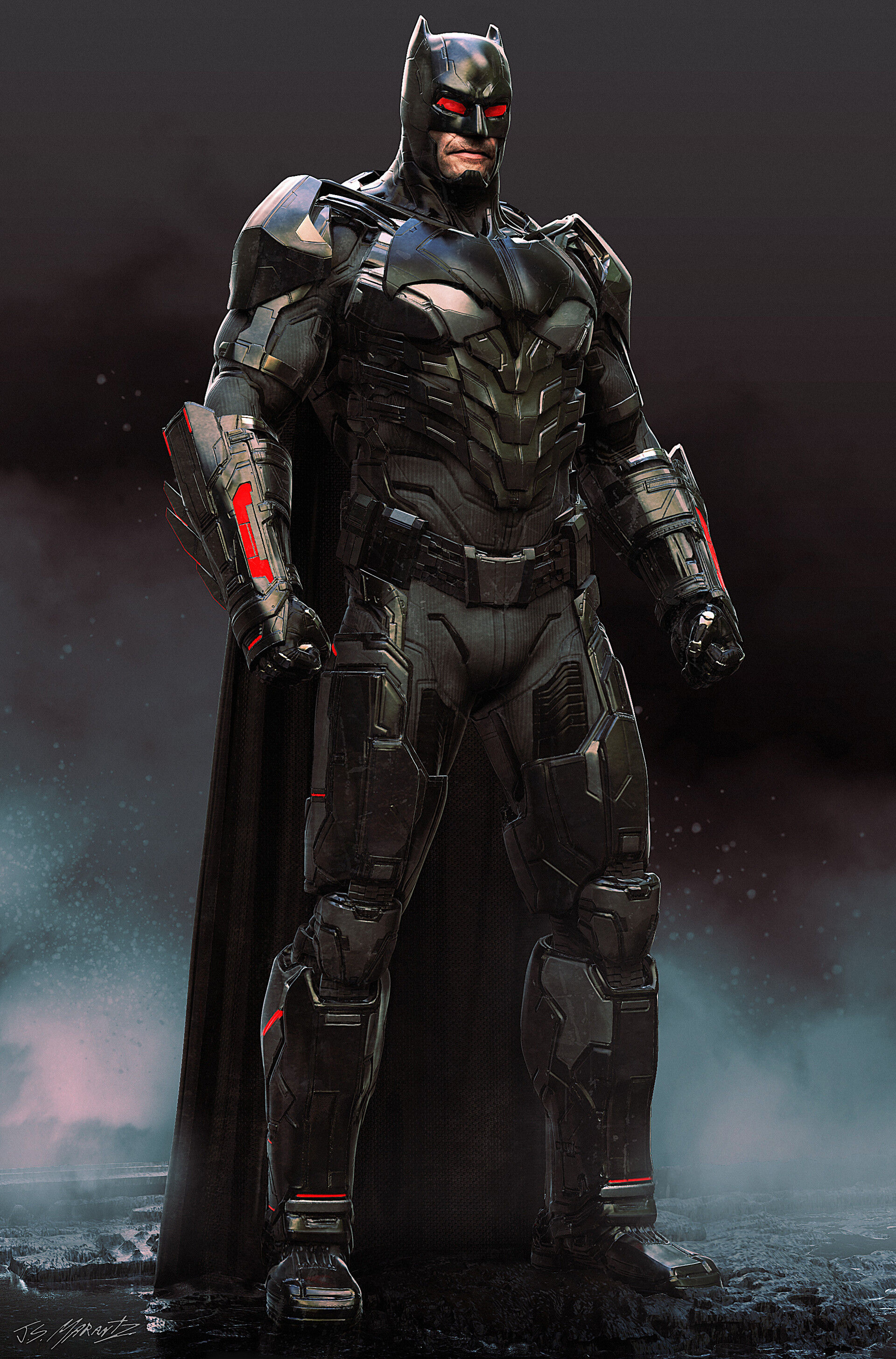 Wallpaper #3H1H8I4Bnwiau_P6ZAXf39 Artstation Batman Design for a Cancelled Project