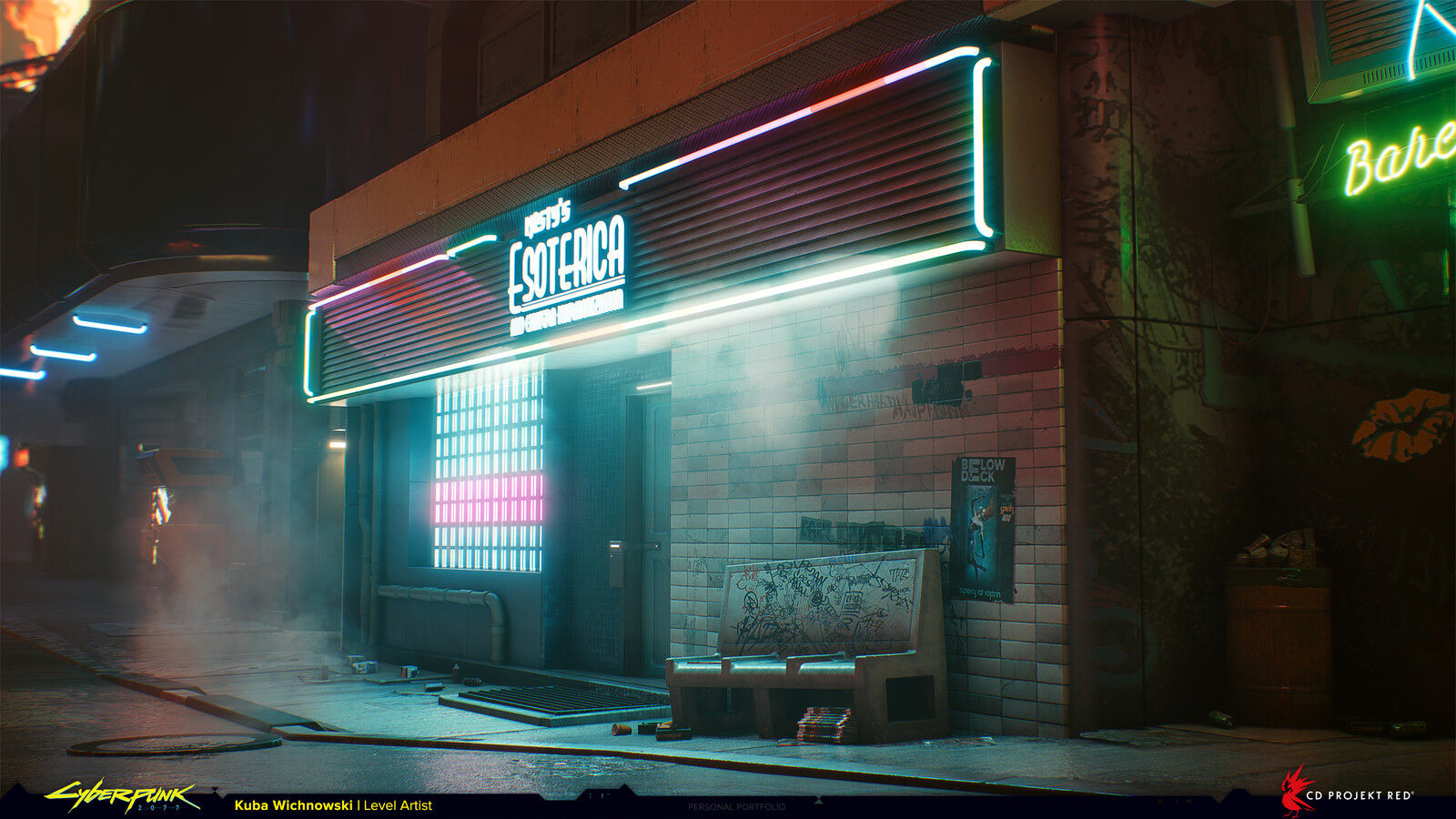 Wallpaper #PKmUi5cBxbDgA0RlLPK259 Kuba Wichnowski Mistys Shop Cyberpunk 2077