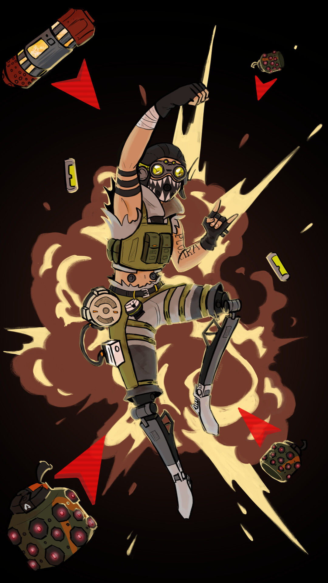 Wallpaper #bhkkA48BtGB6xQ78wkuO2 Artstation Octane Apex Legends