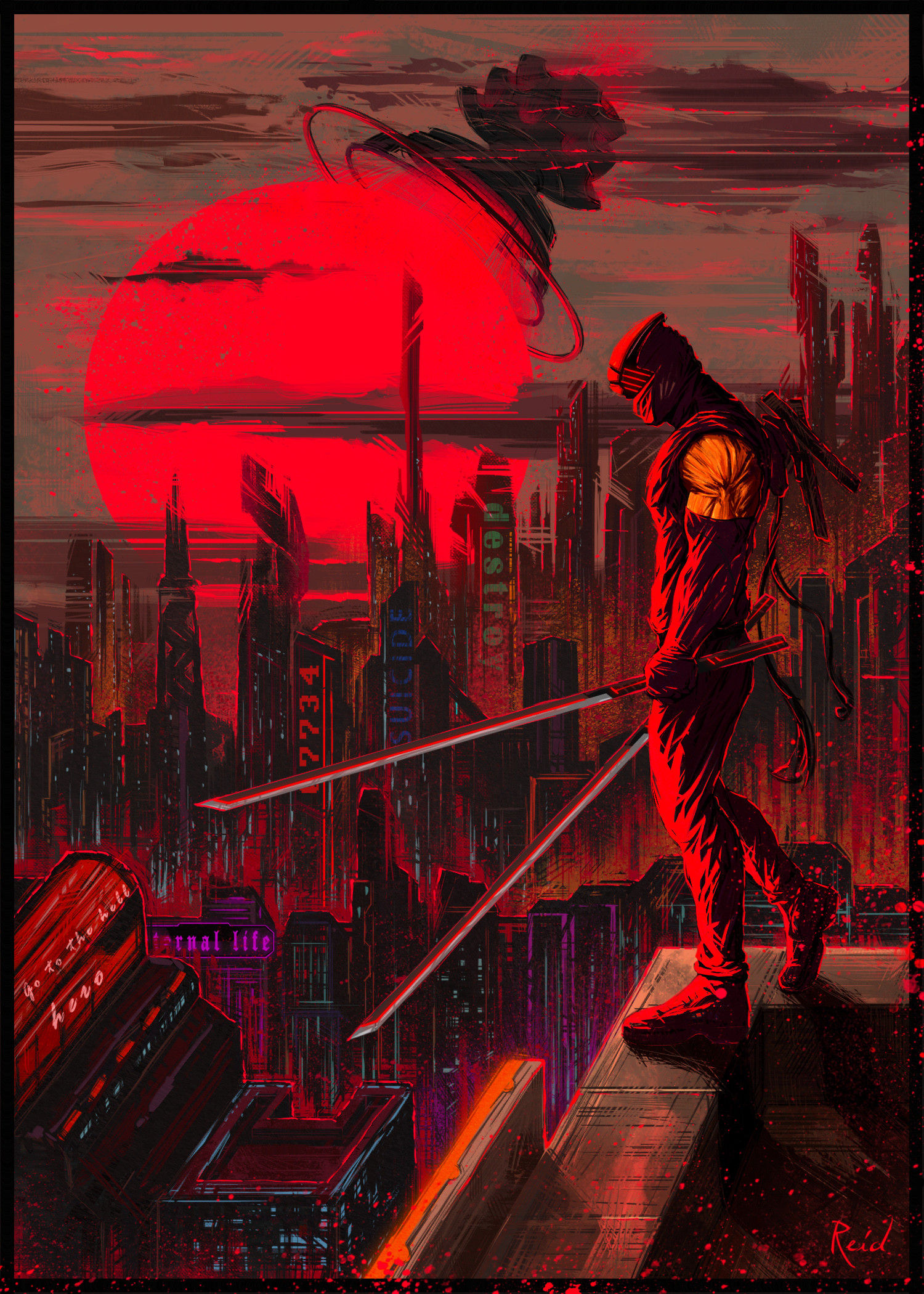 Wallpaper #oXRZ1I4B_8f4nGFa8nXV29 Artstation Cyberpunkhero