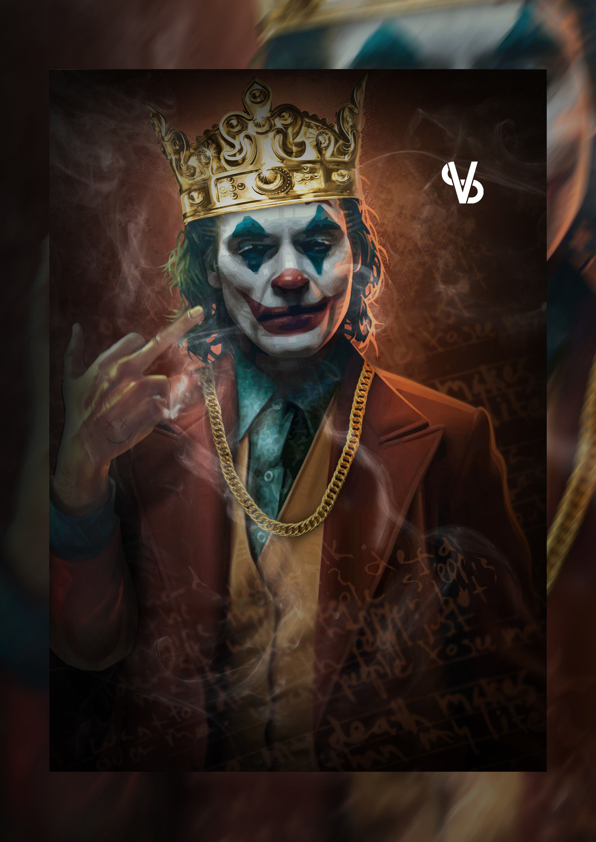 Wallpaper #DWfk9pIBSpphPi3-A4Wo156 Artstation King Joker