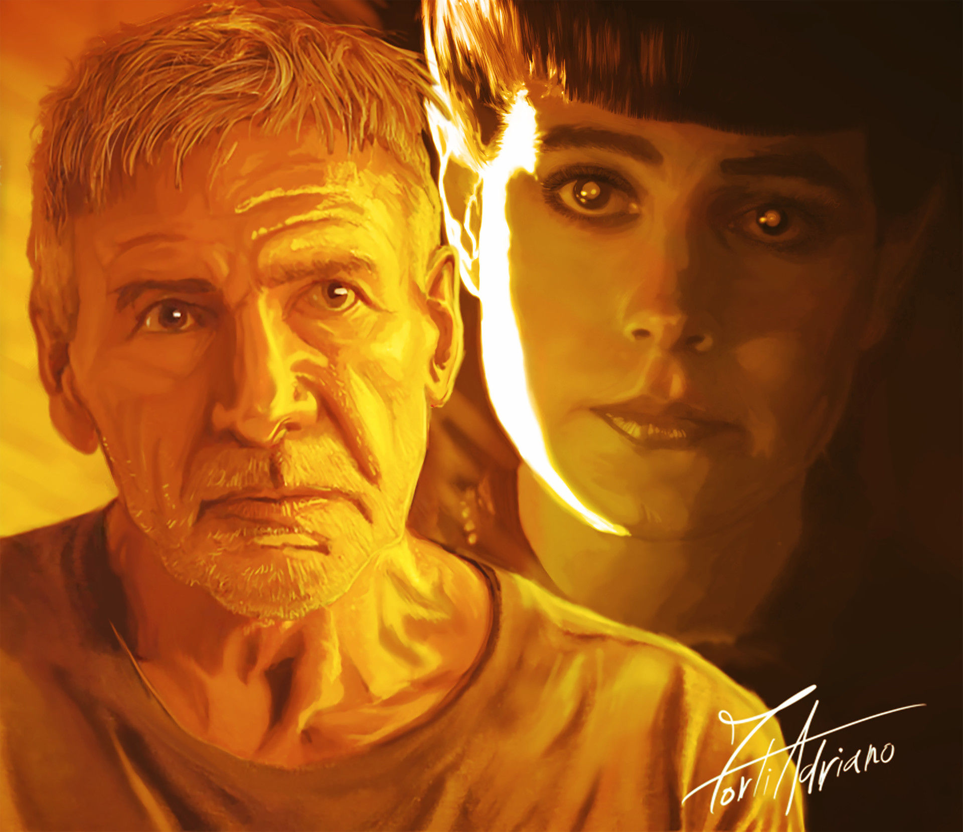 Wallpaper #NIJmQJMB0GiFKesMCsGr161 Artstation Blade Runner Fan Art
