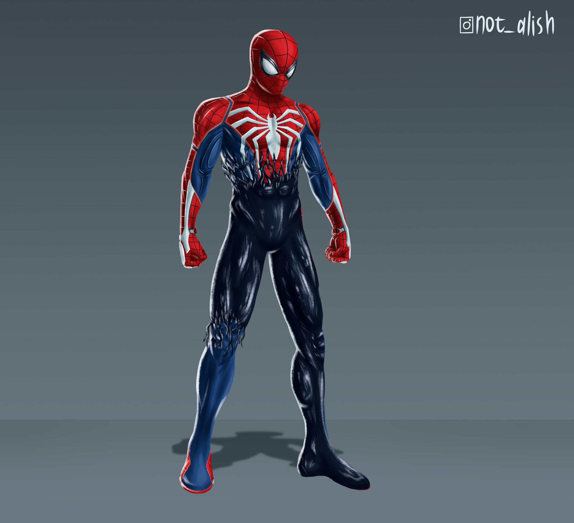 Wallpaper #1WheGpMBSpphPi3-gRtQ189 Not Alish Marvels Spider Man 2 Symbiote Suit Concept Remastered