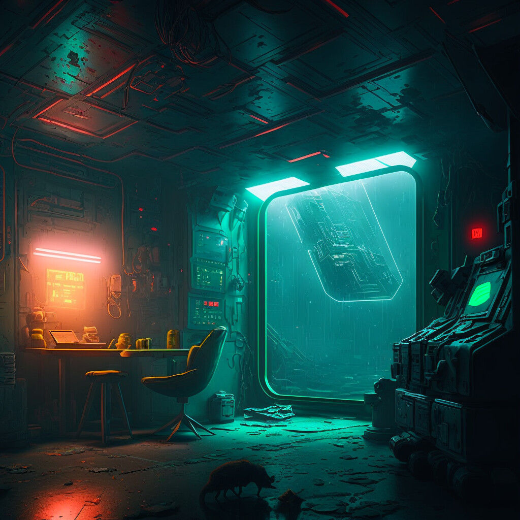 Wallpaper #8miAIJMBSpphPi3-mS3Z56 Artstation Derelict Spaceship