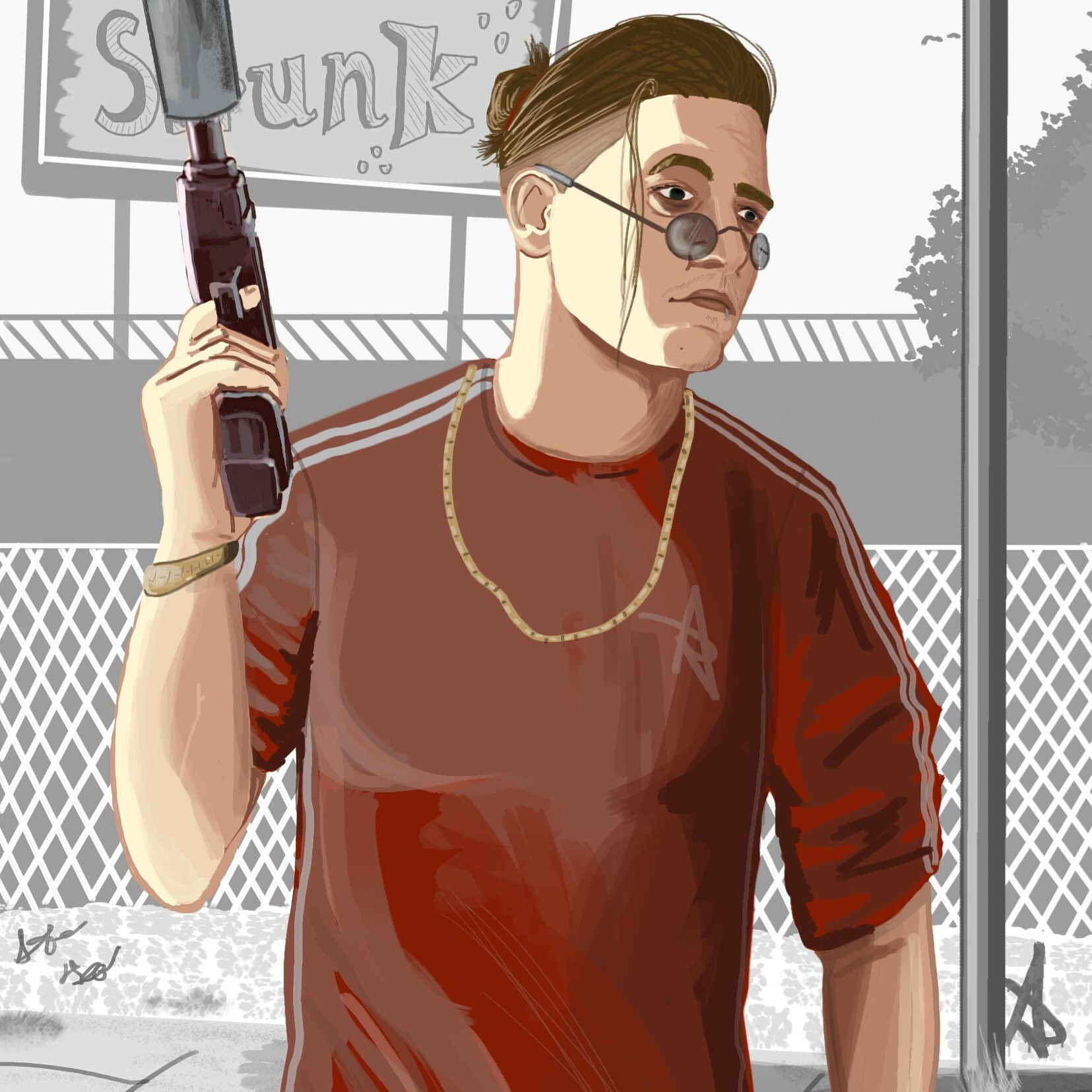 Wallpaper #JxlzNI8BtGB6xQ78W56q29 Artstation Gta 4 Artwork Fan Art