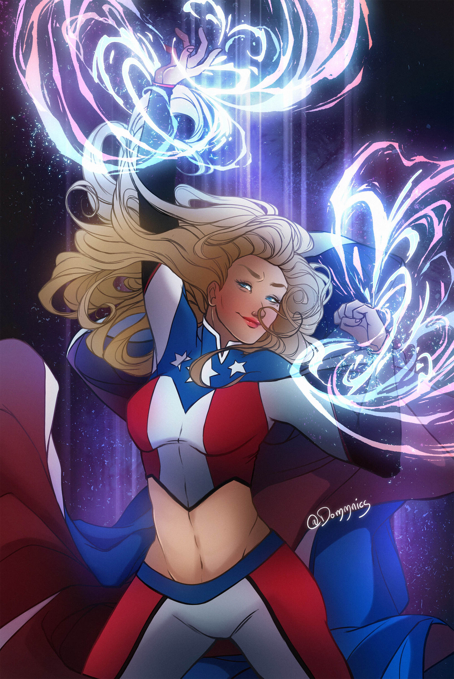 Wallpaper #x32H9I4Bnwiau_P62A9u24 Artstation Superhero Character American Star Commission