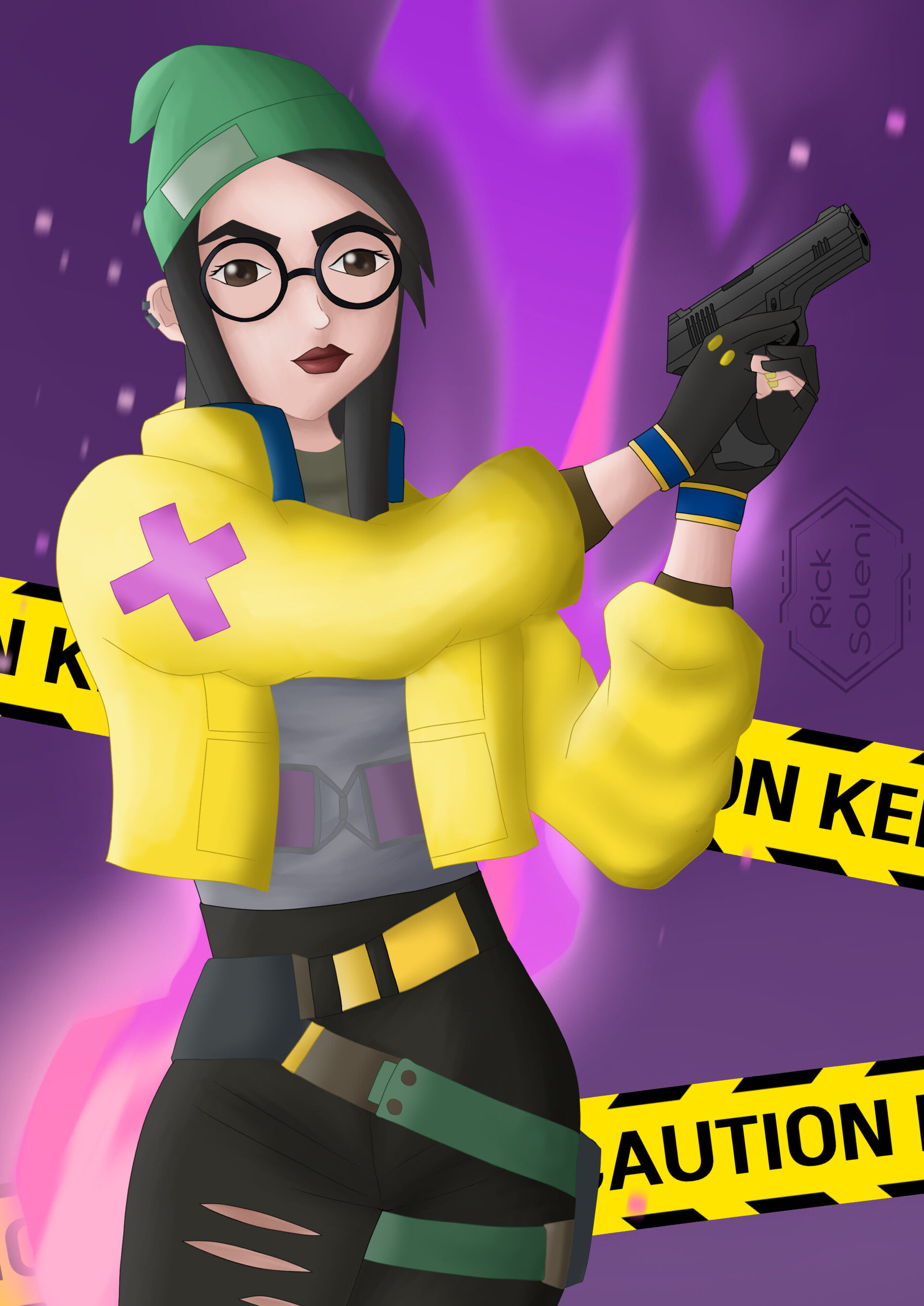 Wallpaper #KRliGY8BtGB6xQ78MHPW26 Artstation Killjoy Valorant Repaint