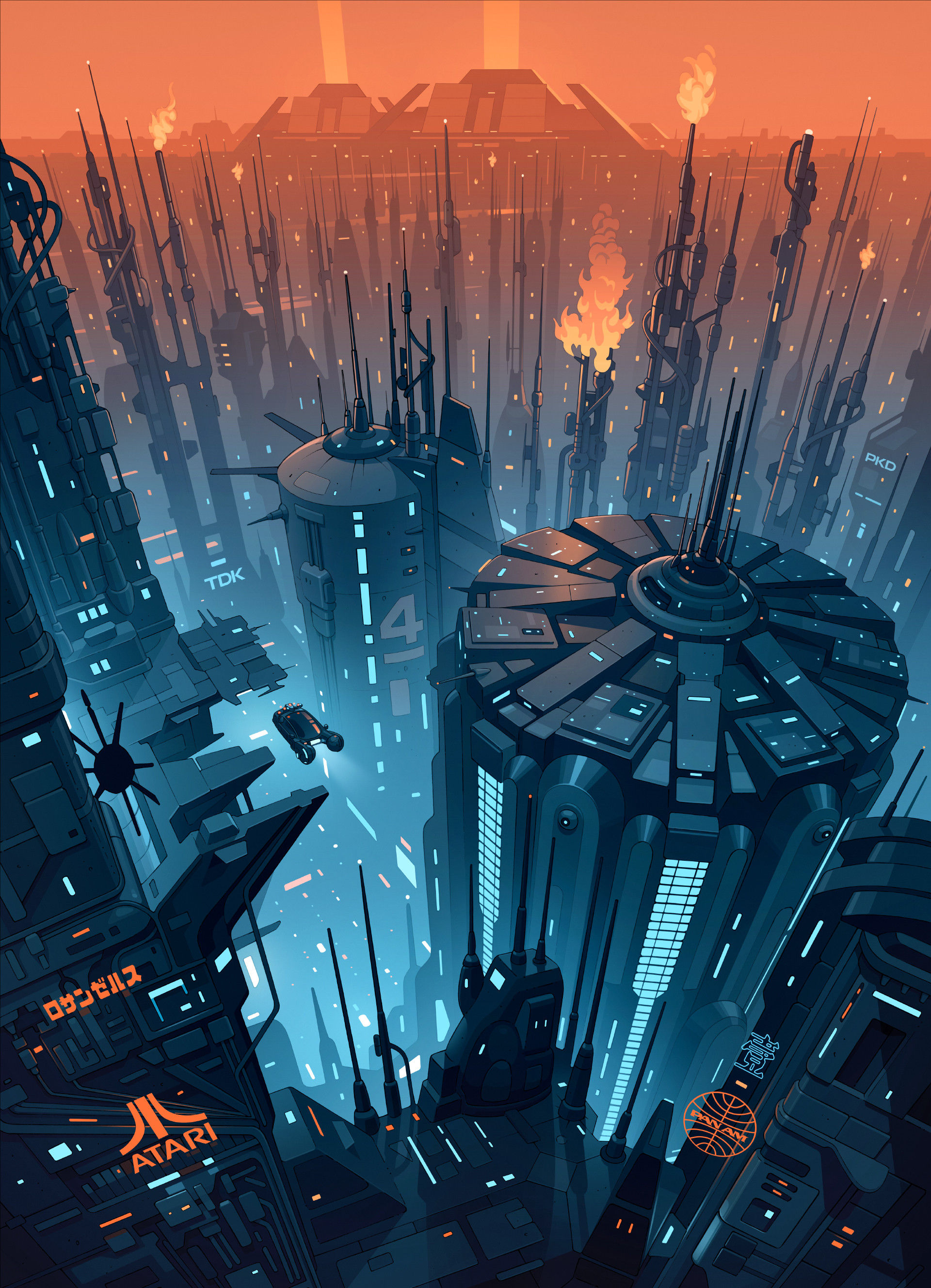 Wallpaper #zUKvPZMBOBpx0NhmJcX911 Artstation Blade Runner Cityscape