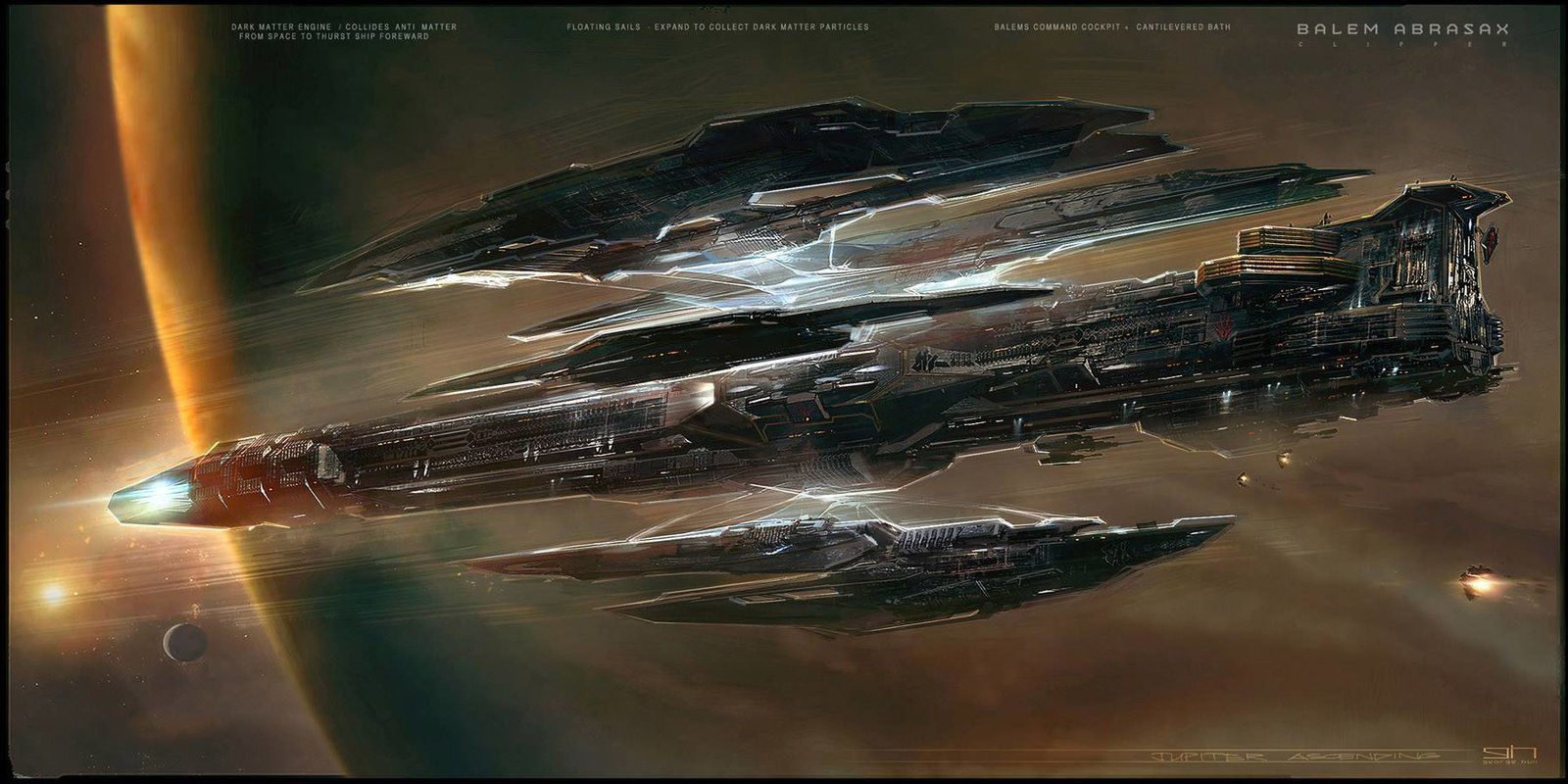 Wallpaper #anfAJ5MB-pgBXx60OqcO200 George Hull Balem Abrasax Clipper Concept from Jupiter Ascending