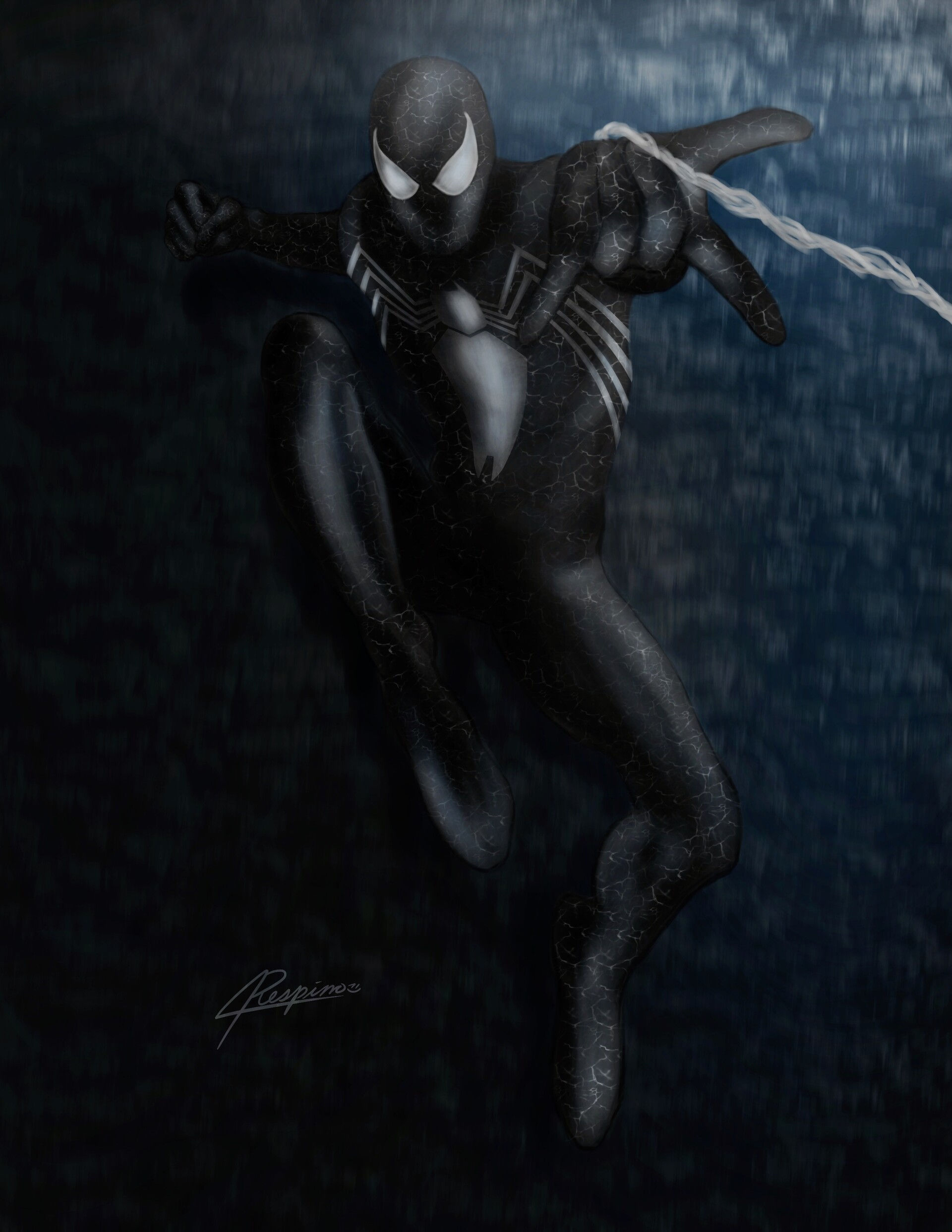 Wallpaper #GGhpGpMBSpphPi3-SRw7275 Gab Respino Symbiote Spider Man Concept Design