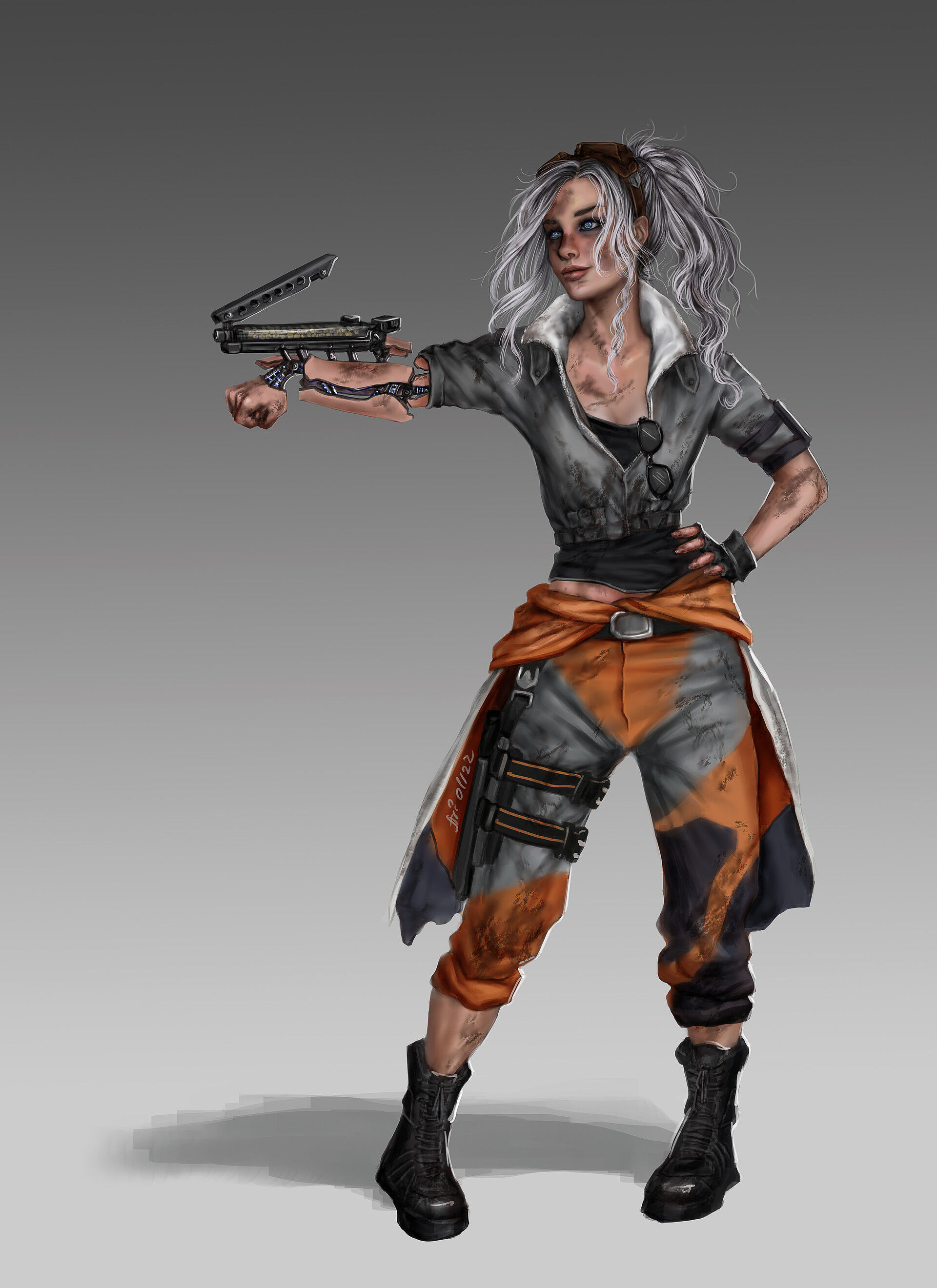 Wallpaper #rH0T9Y4Bnwiau_P6bxH-9 Cyberpunk Android Techie by Daria Siganova Rimaginarycybernetics