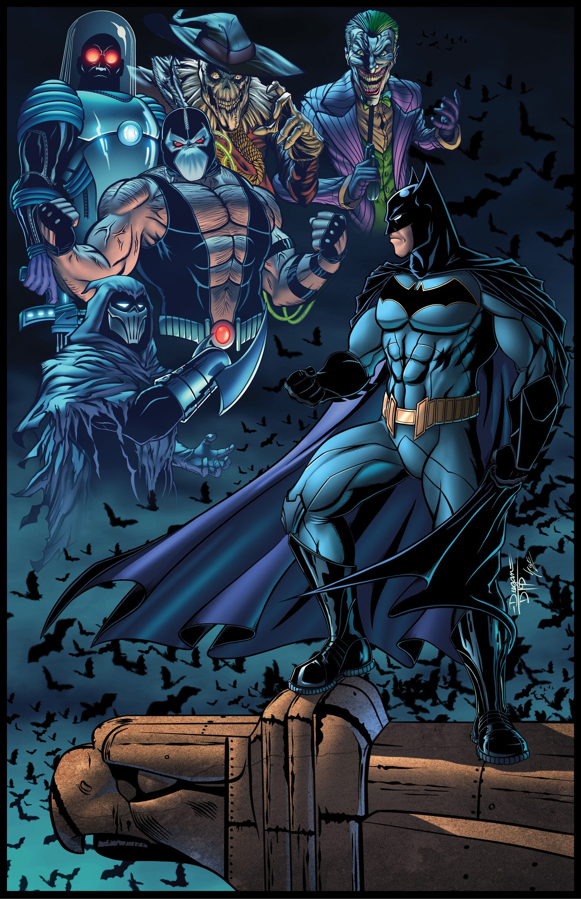 Wallpaper #MWf89JIBSpphPi3-KH0x41 Artstation Batman Villains Illustration