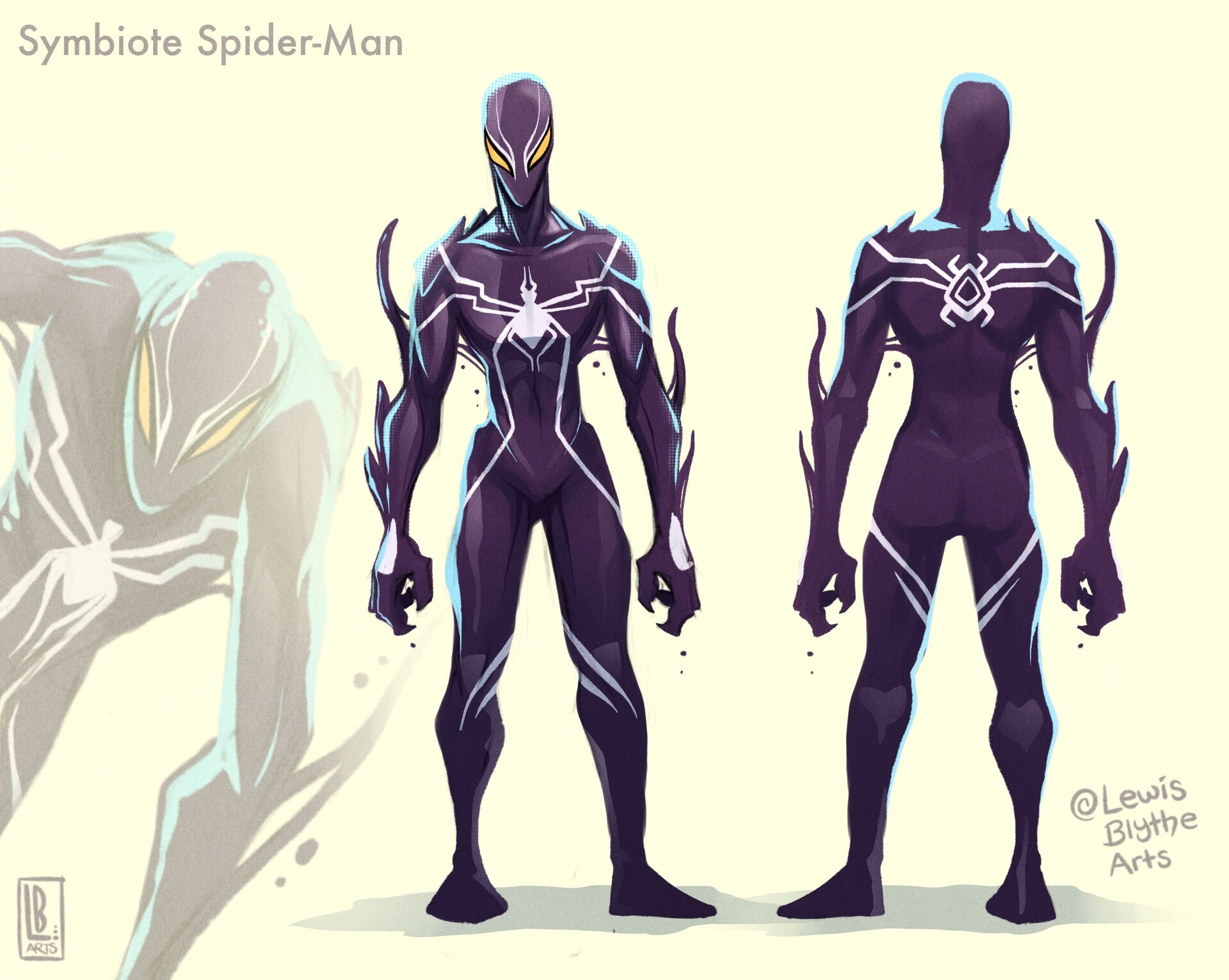 Wallpaper #X0CVMZMBJhL2WPbaMcfQ7 Artstation Character Design Symbiote Spider Man