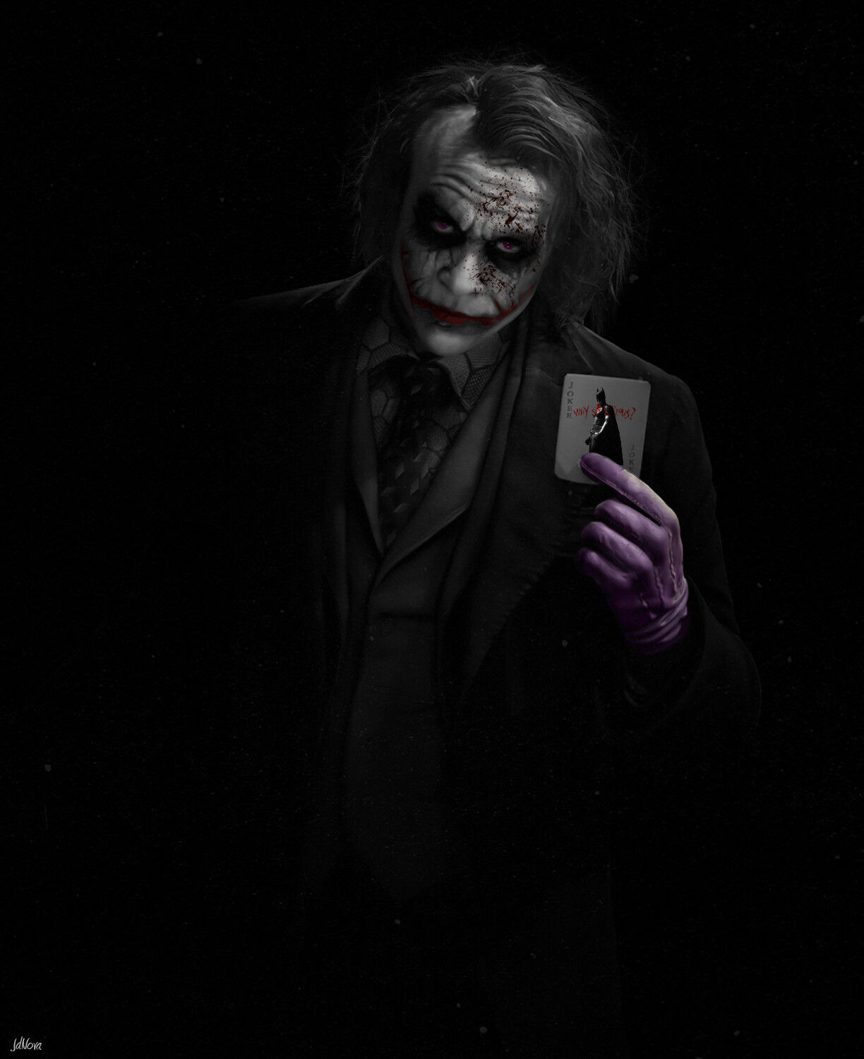 Wallpaper #FGdoEJMBSpphPi3-TvPv56 Heath Ledger Joker Art