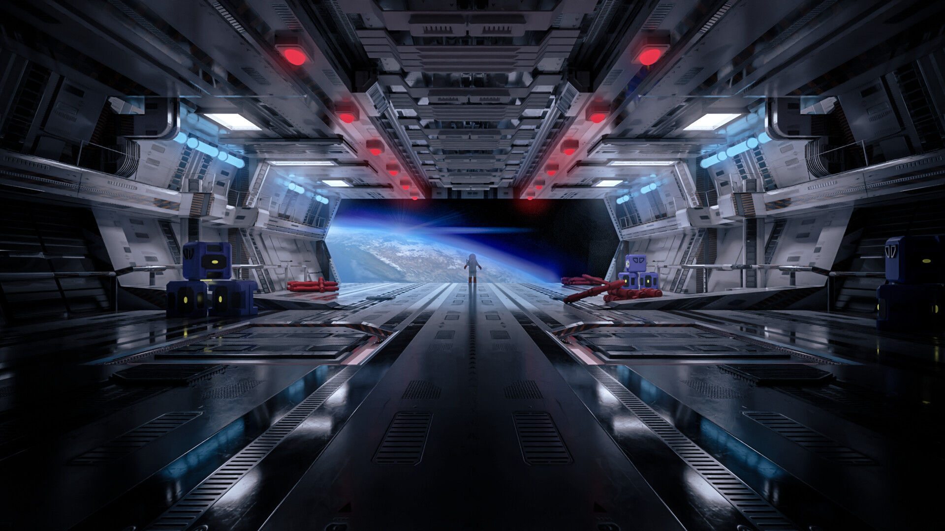 Wallpaper #f0KzPJMBOBpx0NhmG8Ga245 Artstation Sci Fi Spaceship View