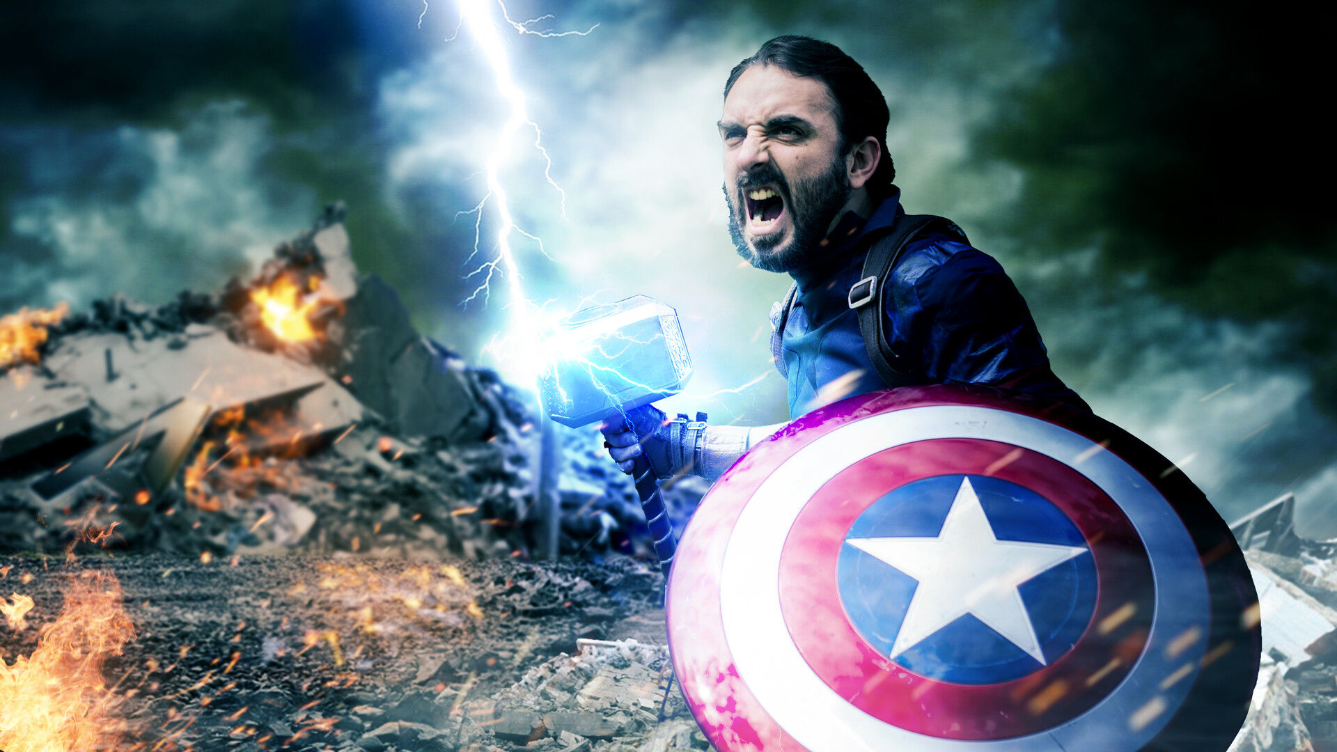 Wallpaper #LHOfgo4BFI5NbQks2xlx14 Artstation Captain America Worthy