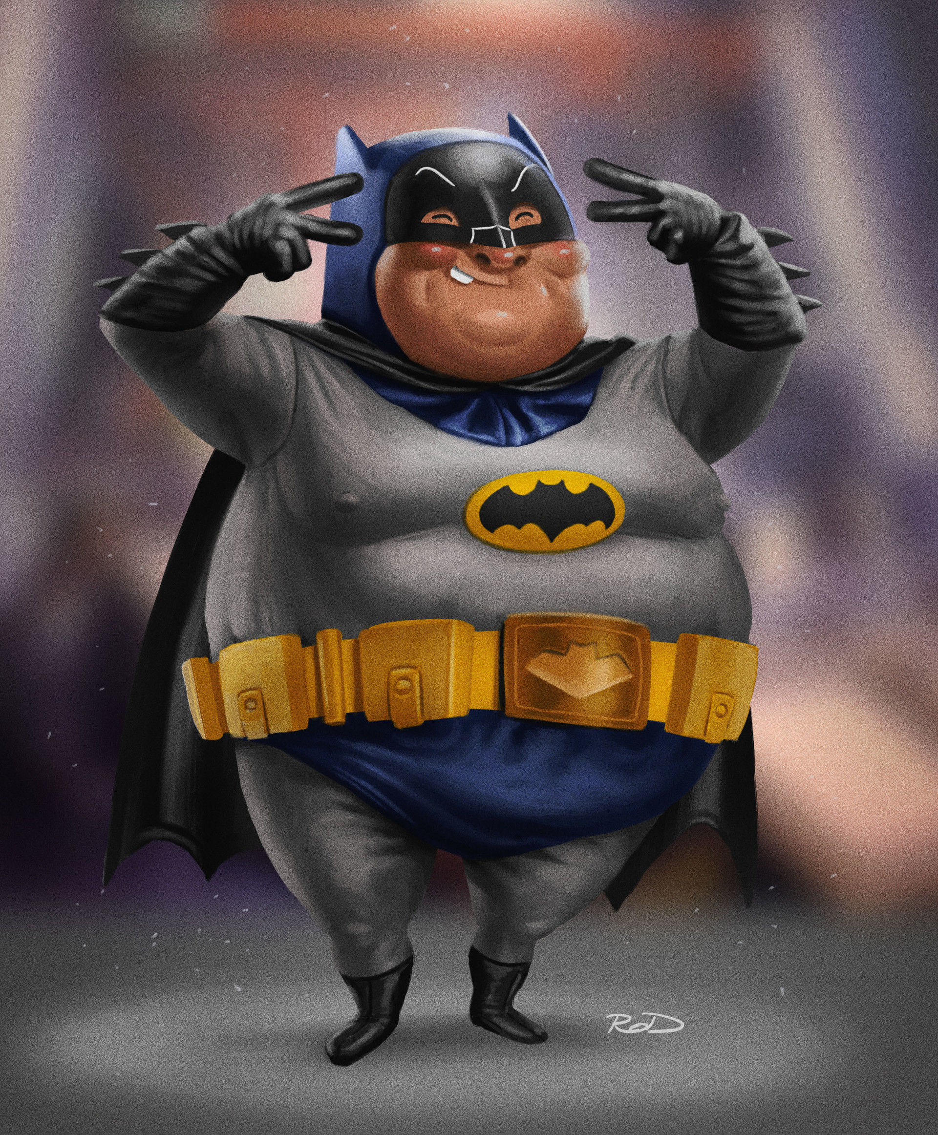 Wallpaper #bhmaDo8BtGB6xQ78QVrF55 Artstation Fat Batman