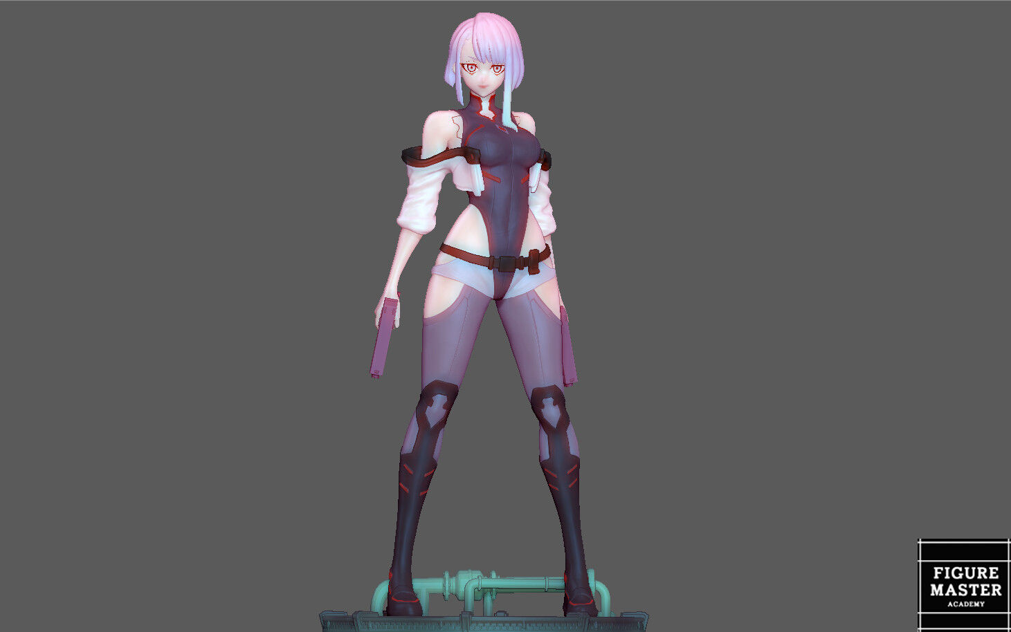 Wallpaper #E2fj-5IBSpphPi3-EpY16 Artstation Lucy Cyberpunk Edgerunners 3D Print Stl File Resources