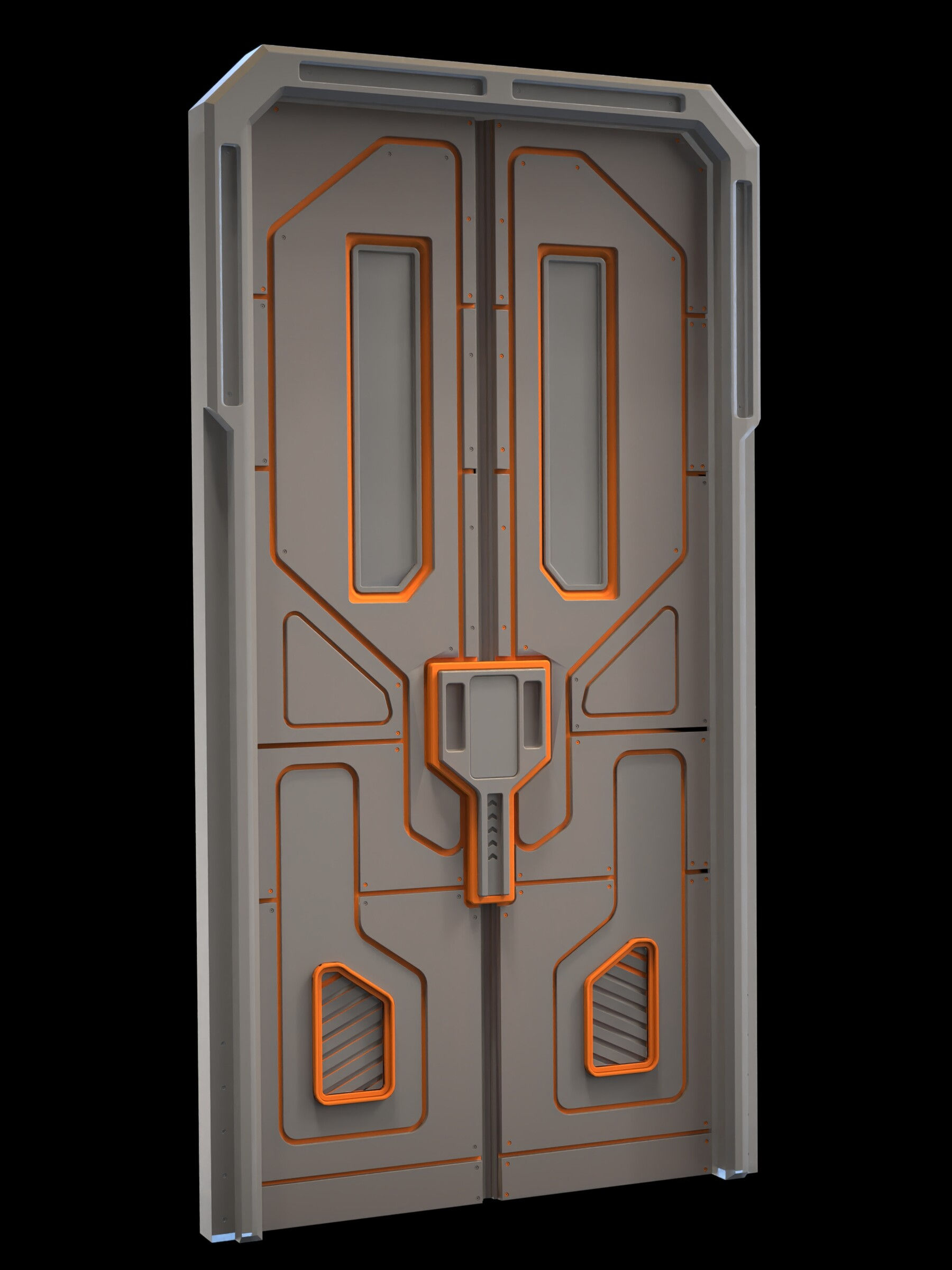 Wallpaper #eRl5Ho8BtGB6xQ78OHkV42 Artstation Sci Fi Door 3D Model Pack Vol1 Resources