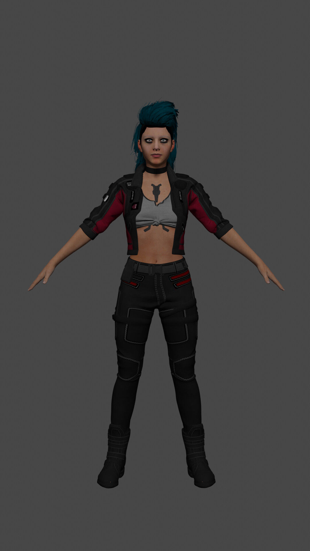 Wallpaper #5vCcgJcBi4JM6agGFSEA44 Artstation Cyberpunk 2077 Rogue 3D Model Rogue Amendiares from