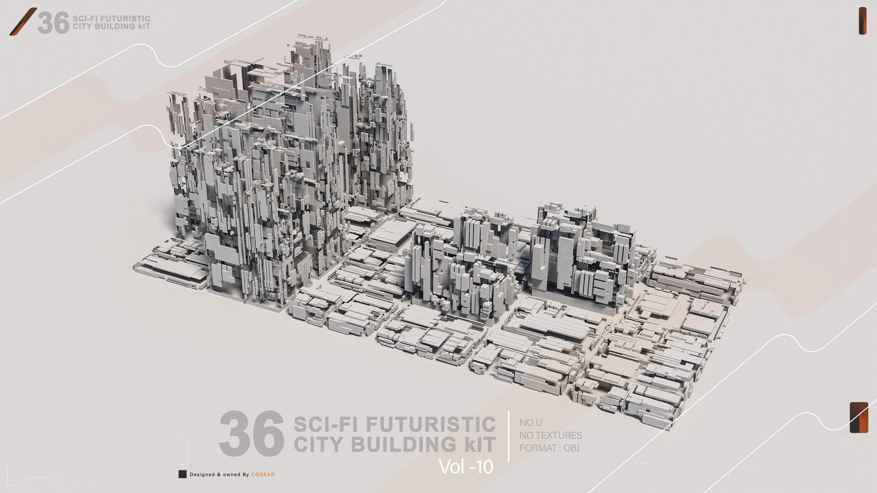 Wallpaper #sGf07JIBSpphPi3-g1XU88 Artstation 36 Sci Fi Buildings City Kit Vol 10 Game Assets