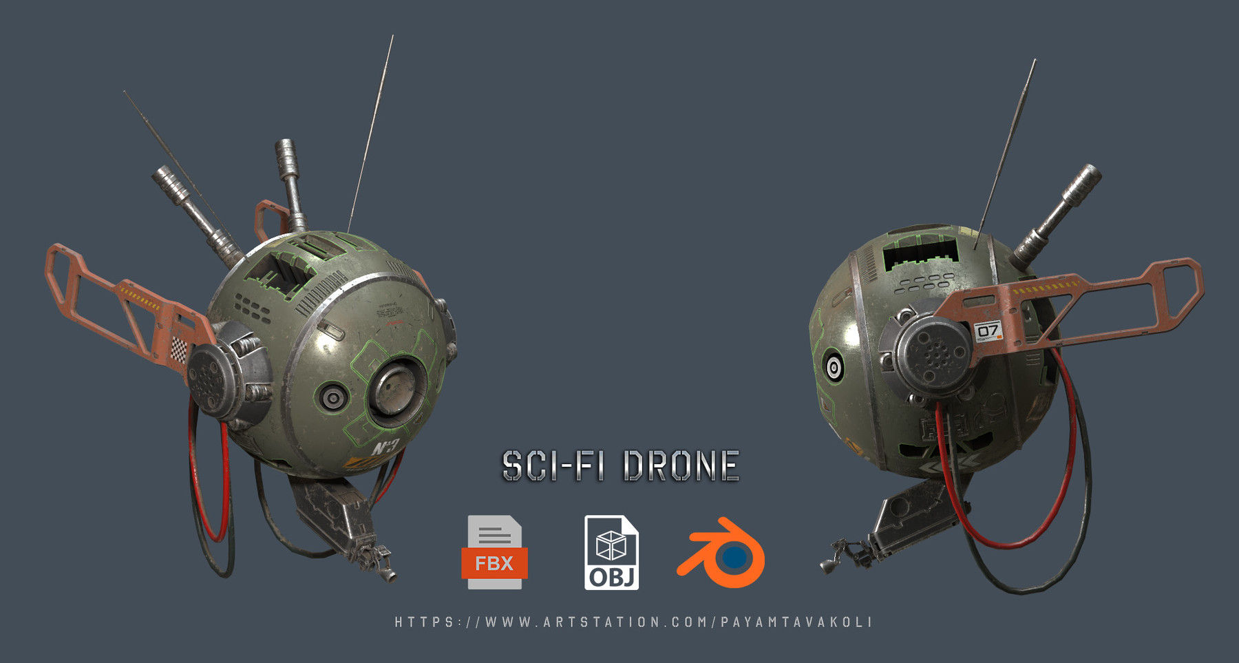 Wallpaper #eb723 Concept Sci Fi Drone Obj