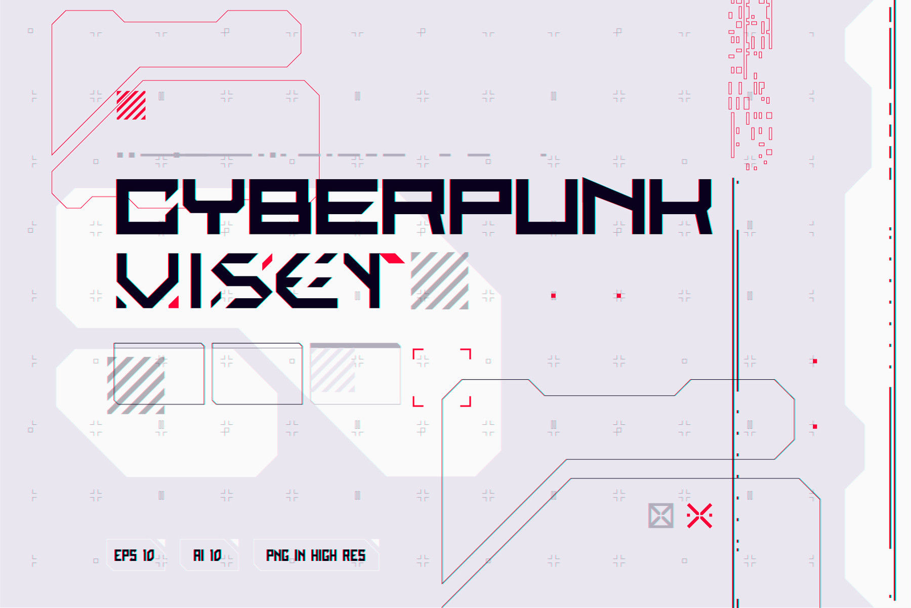 Wallpaper #sXSw1I4B_8f4nGFa4HWG16 Artstation Cyberpunk Ui Set Game Assets