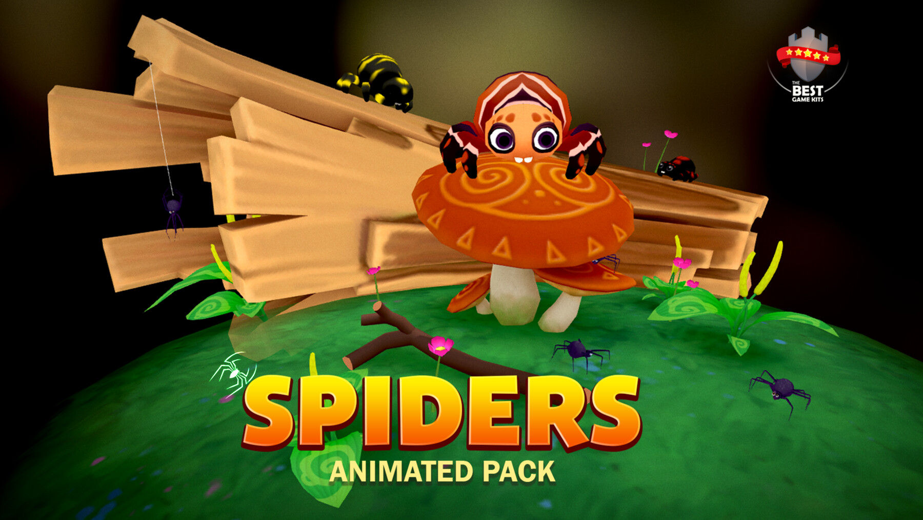 Wallpaper #HxkOE48BtGB6xQ78w2Wm53 Artstation Spiders Animation Pack Game Assets