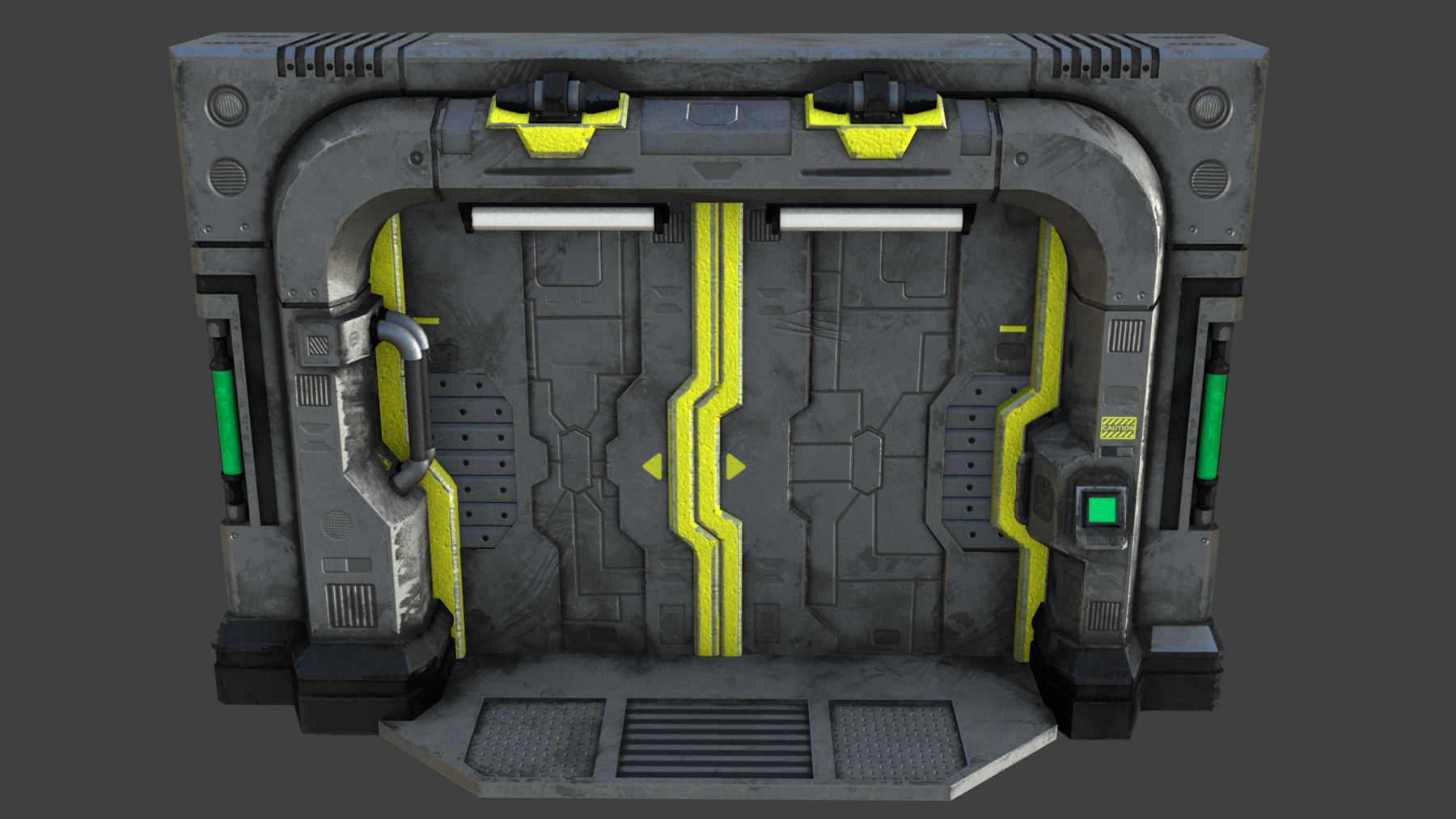 Wallpaper #NWegBpMBSpphPi3-J8JF96 Artstation Sci Fi Blast Door or Gate Low Poly 3D Model Game Assets