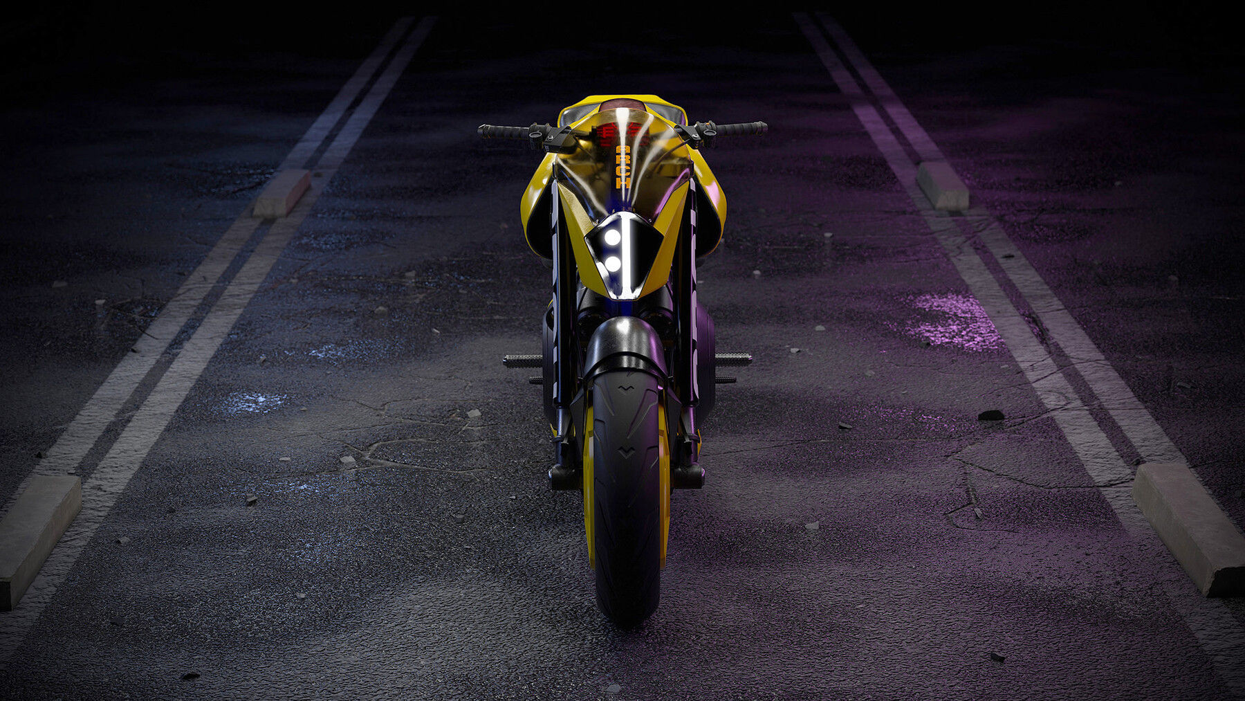 Wallpaper #wKXvNpMBVBiSkHCa34p454 Artstation Cyberpunk Arch Motorcycle Game Assets