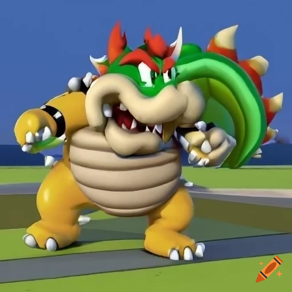 Wallpaper #8c6vJZMB71dOy6JZMRQu393 Funny Image of Bowser with a Big Belly on Craiyon