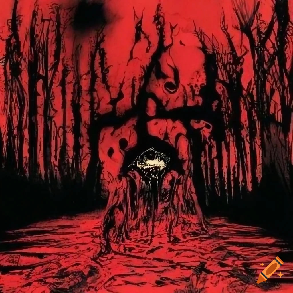 Wallpaper #oJl_P5MBUcASHT6nQswf174 Eerie Post Apocalyptic Death Metal Album Cover on Craiyon