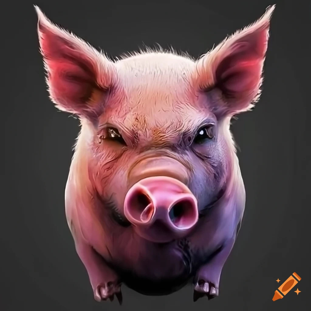Wallpaper #JGdaBZMBSpphPi3-gLxf397 Angry Pig on Craiyon