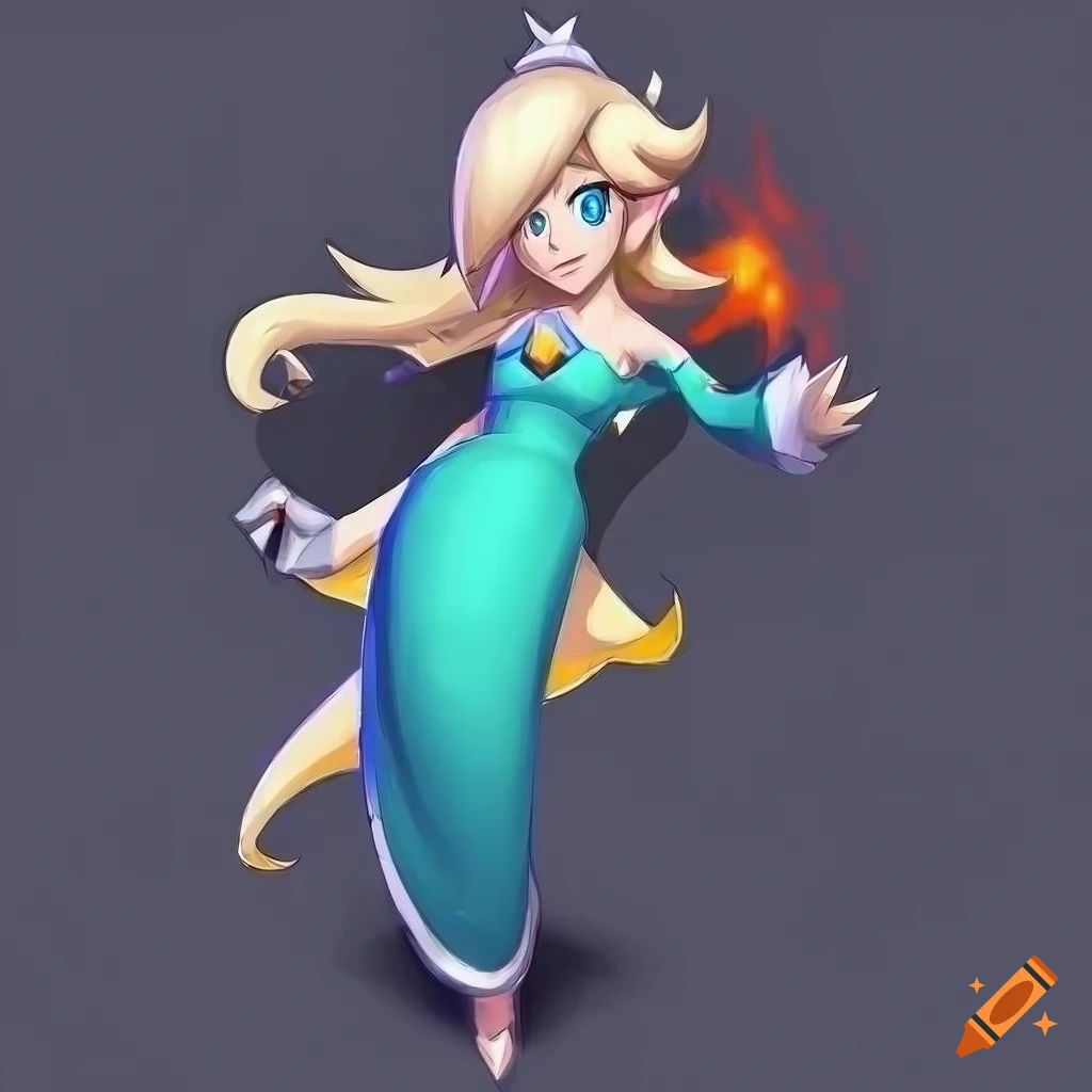 Wallpaper #8c6vJZMB71dOy6JZMRQu312 Artwork of Bowser and Rosalina Hybrid Character