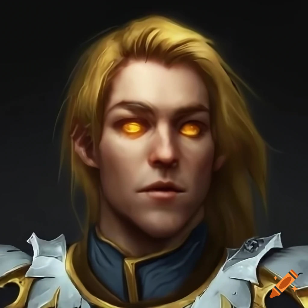 Wallpaper #zWco_ZIBSpphPi3-xppn256 Image of a Long Blond Hair Paladin on Craiyon