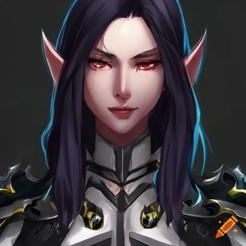 Wallpaper #FljiM5MBzN9vxX34CjrH345 Detailed Concept Art of a Confident Female Elf on Craiyon