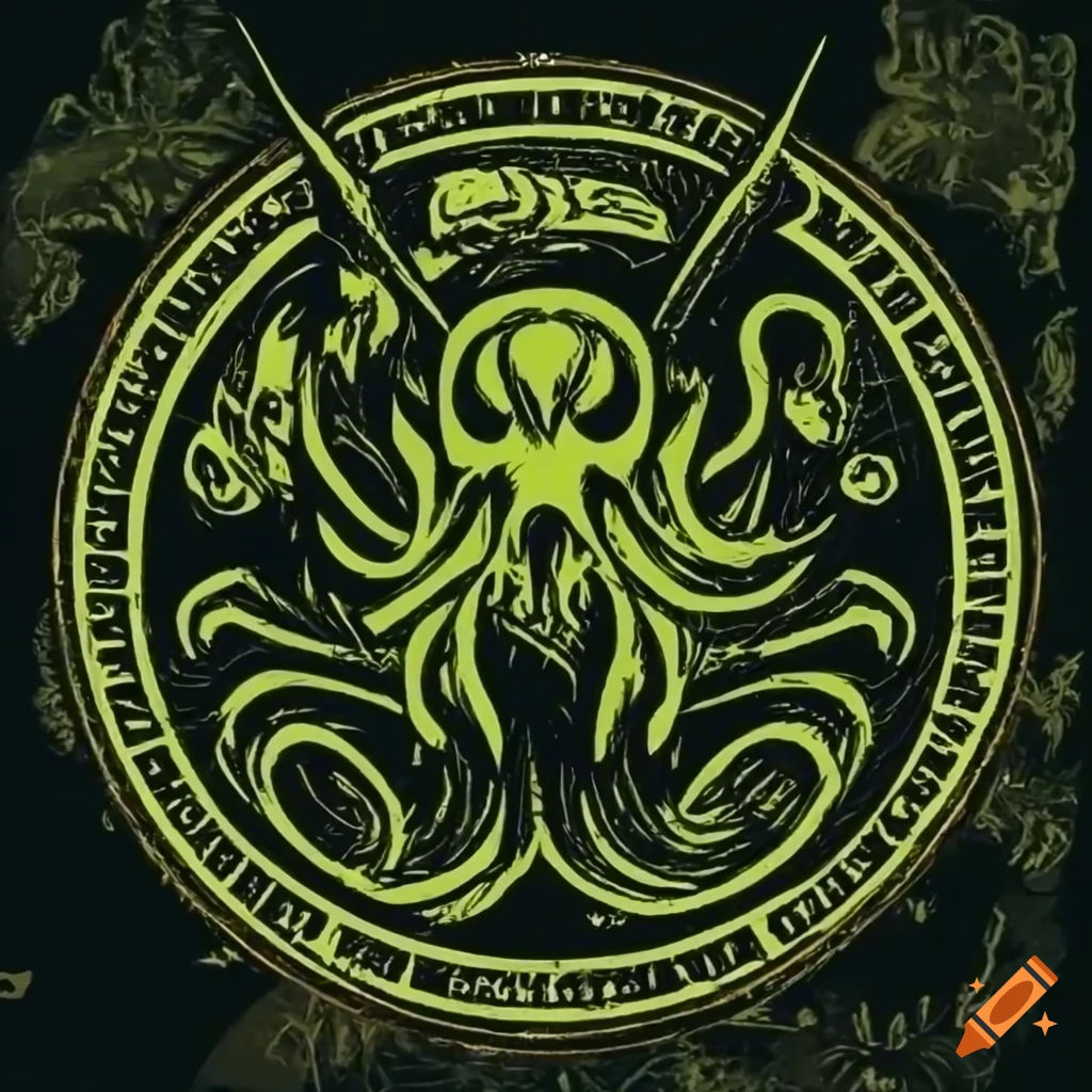 Wallpaper #YAPtY5MBpyOg8YnEptYY253 Monochrome Cthulhu Icon on Craiyon