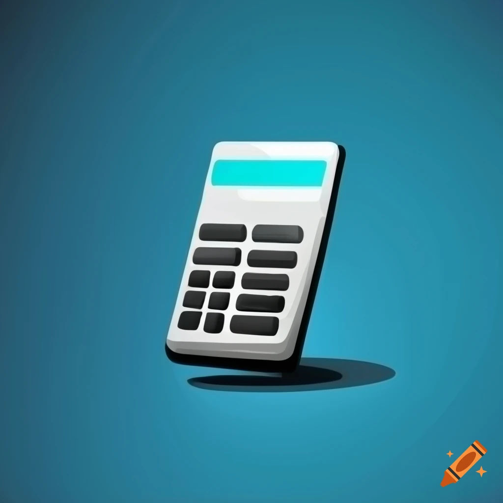 Wallpaper #XmepBpMBSpphPi3-QcIQ133 Minimalistic Vector Art of a Calculator