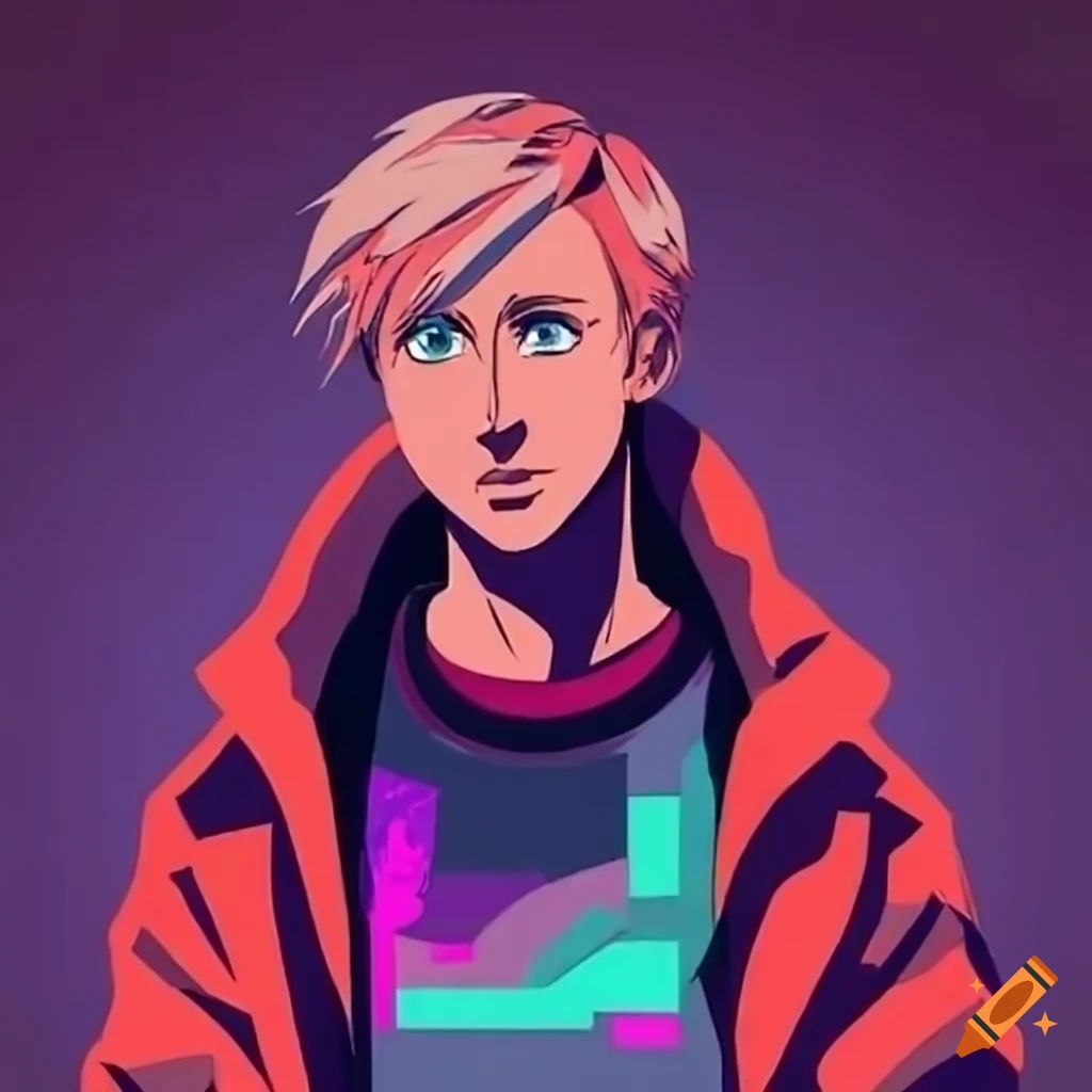 Wallpaper #N2er-5IBSpphPi3-ZJXN114 Cyberpunk Art of Ryan Gosling on Craiyon