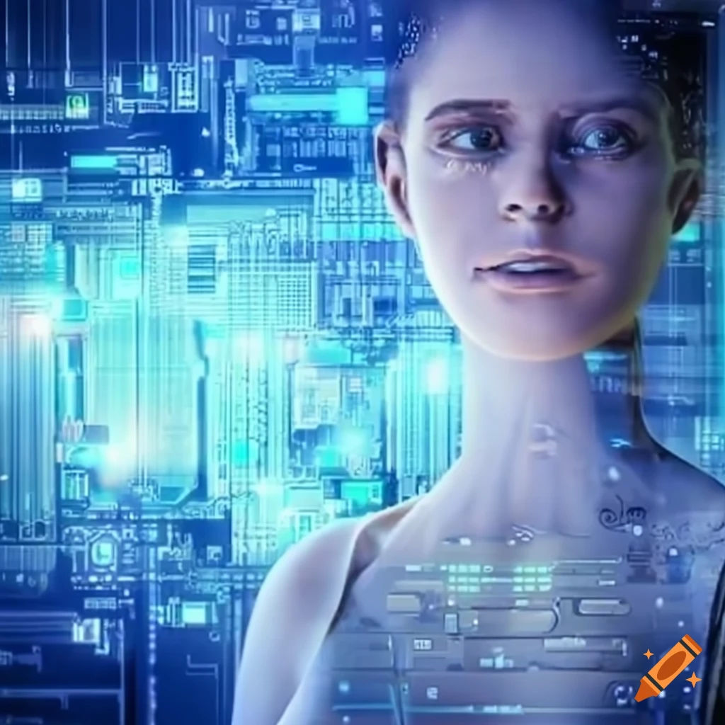 Wallpaper #q21TaZcBycdYOYFTDnB863 Realistic Depiction of Computer AI on Craiyon