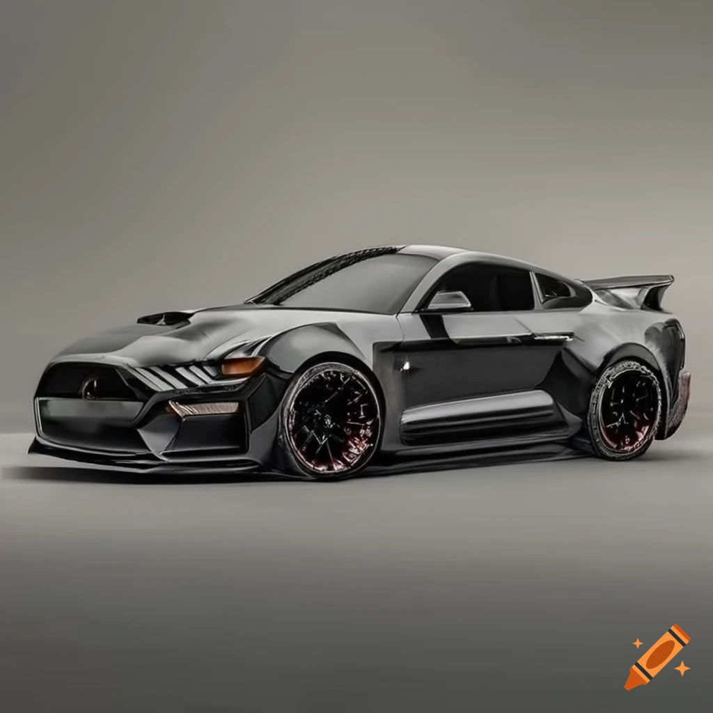 Wallpaper #driY3JIBJvJKYCmENPxe42 Black Modified Ford Mustang GT 2023 on Craiyon