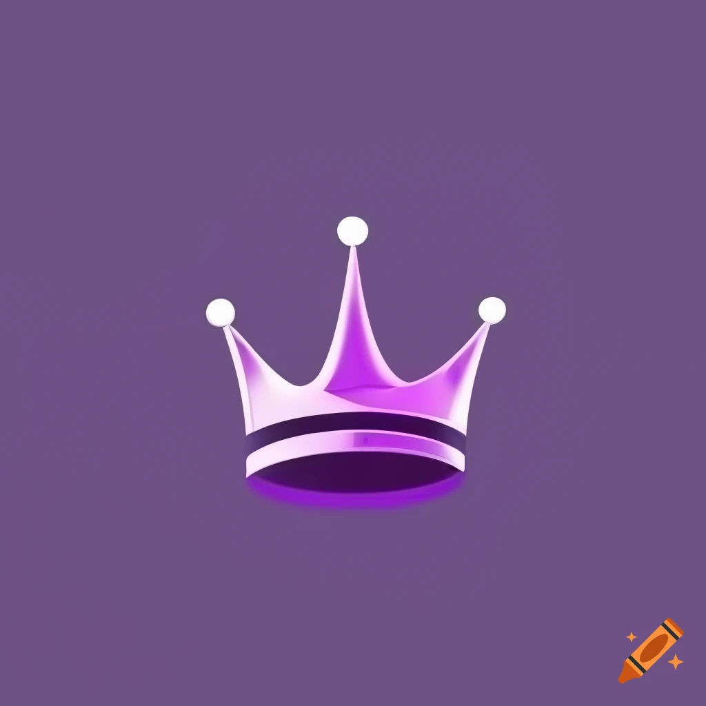 Wallpaper #O1hcNJMBzN9vxX34Vjyy334 Purple Crown Logo Design on Craiyon