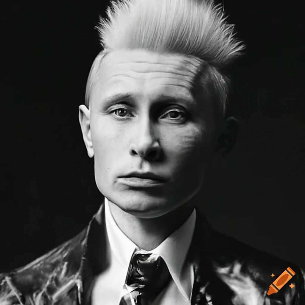 Wallpaper #763aMZMBKf019FdaNRHV255 Vladimir Putin with a Unique and Edgy Billy Idol Inspired Haircut on